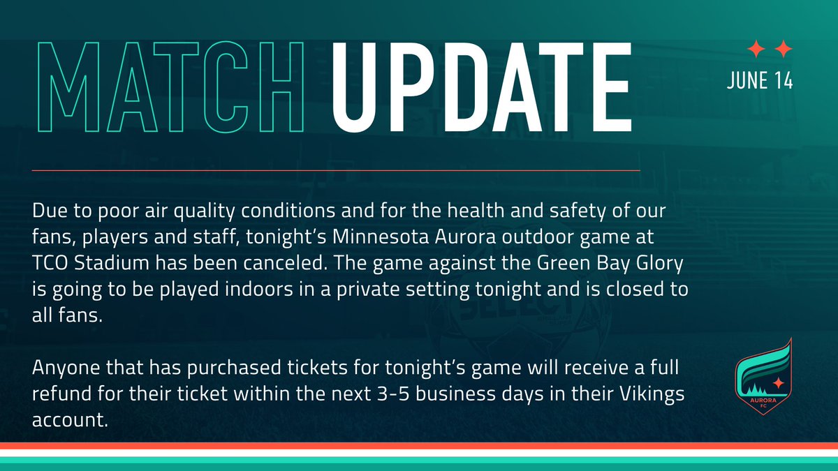 🚨 MATCH UPDATE 🚨