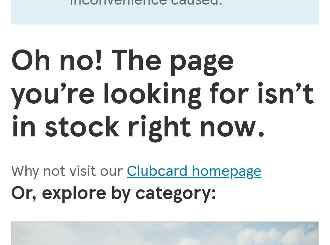 Spanners_btp's tweet photo. @Tesco may I recommend not having your error messages written by chatGPT? 
It was funny at first, but after days of trying, just tiresome. https://t.co/KCSftyJBwI