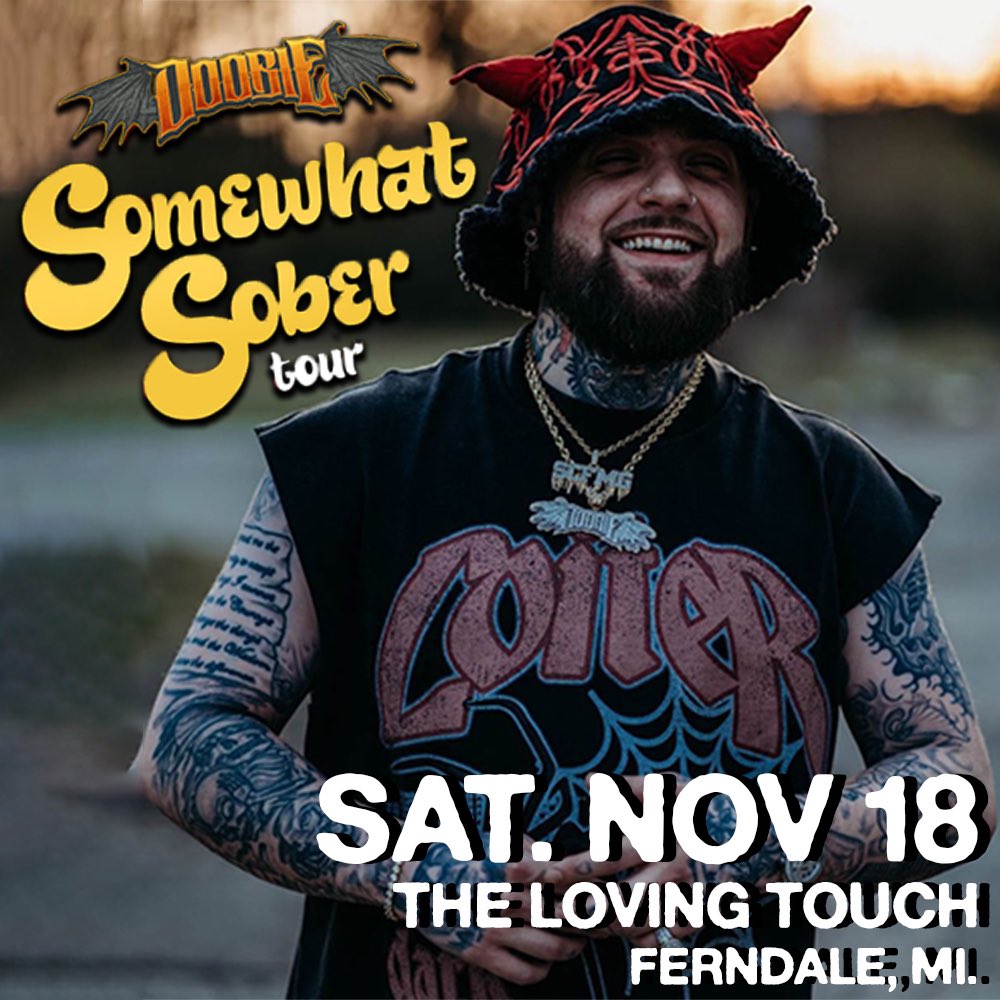 SHOW ANNOUNCEMENT November 18th Doobie Tickets on sale Friday at 10am