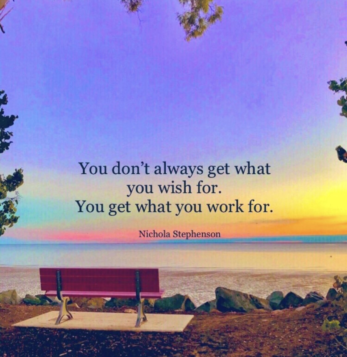 You don’t always get what you wish for. You get what you work for 💫

#positive #mentalhealth #mindset #work #JoyTrain #successtrain #success #ThinkBIGSundayWithMarsha #thrivetogether