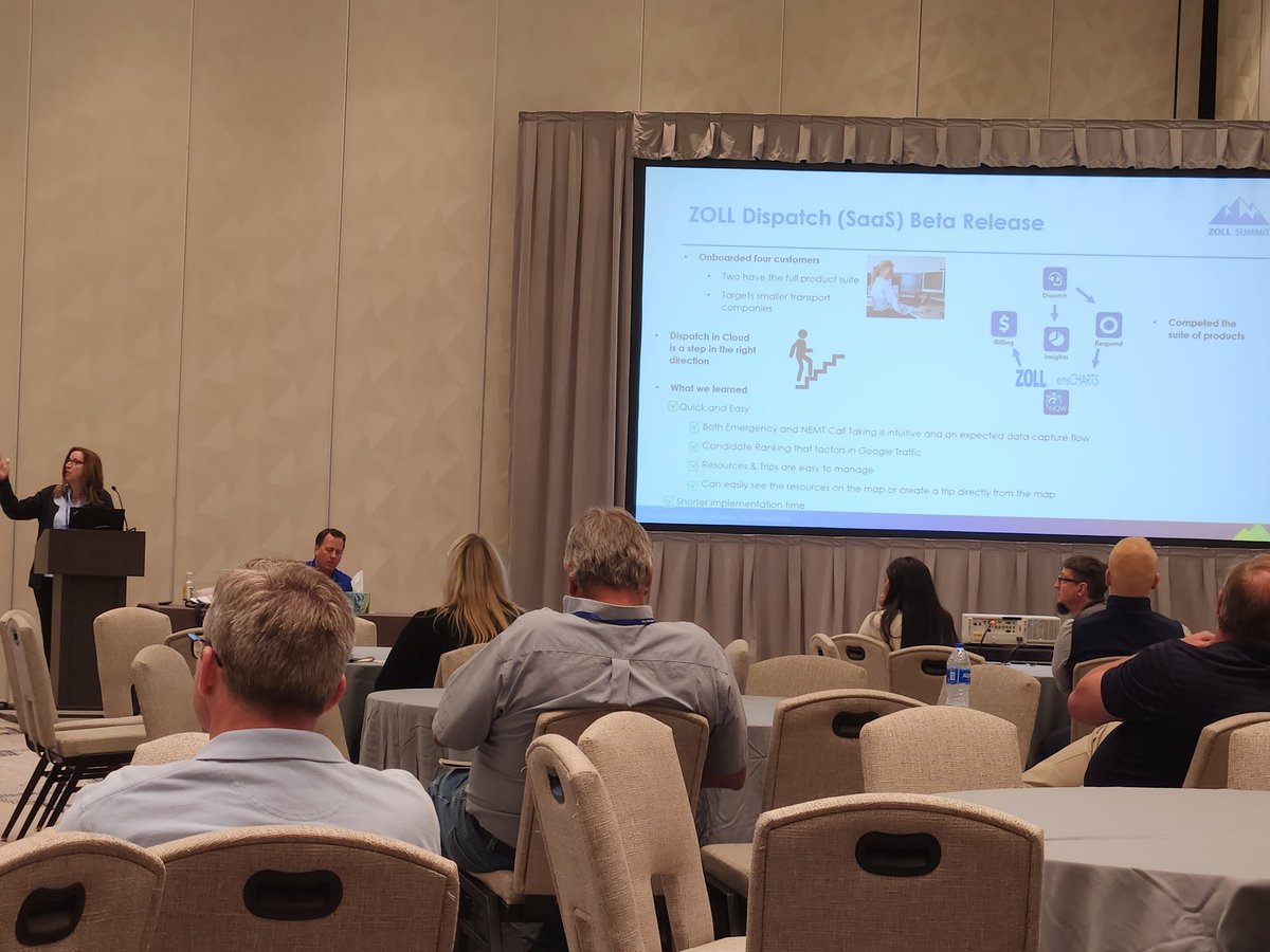 hp_ems's tweet photo. Learning about the SaaS version of ZOLL Dispatch at #ZollSummit https://t.co/9c5xzetWem