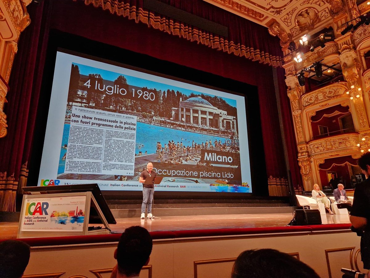 friendly_test's tweet photo. Grazie a Miki Formisano per la preziosa testimonianza sui diritti negati alle persone trasgender, in occasione della prima Giulio Maria Corbelli Memorial Lecture all'ICAR - Italian Conference on AIDS and Antiviral Research. #BergamoFTC #CheckPointBG #FriendlyTest
@ICARcongress https://t.co/9llzXxxrpD