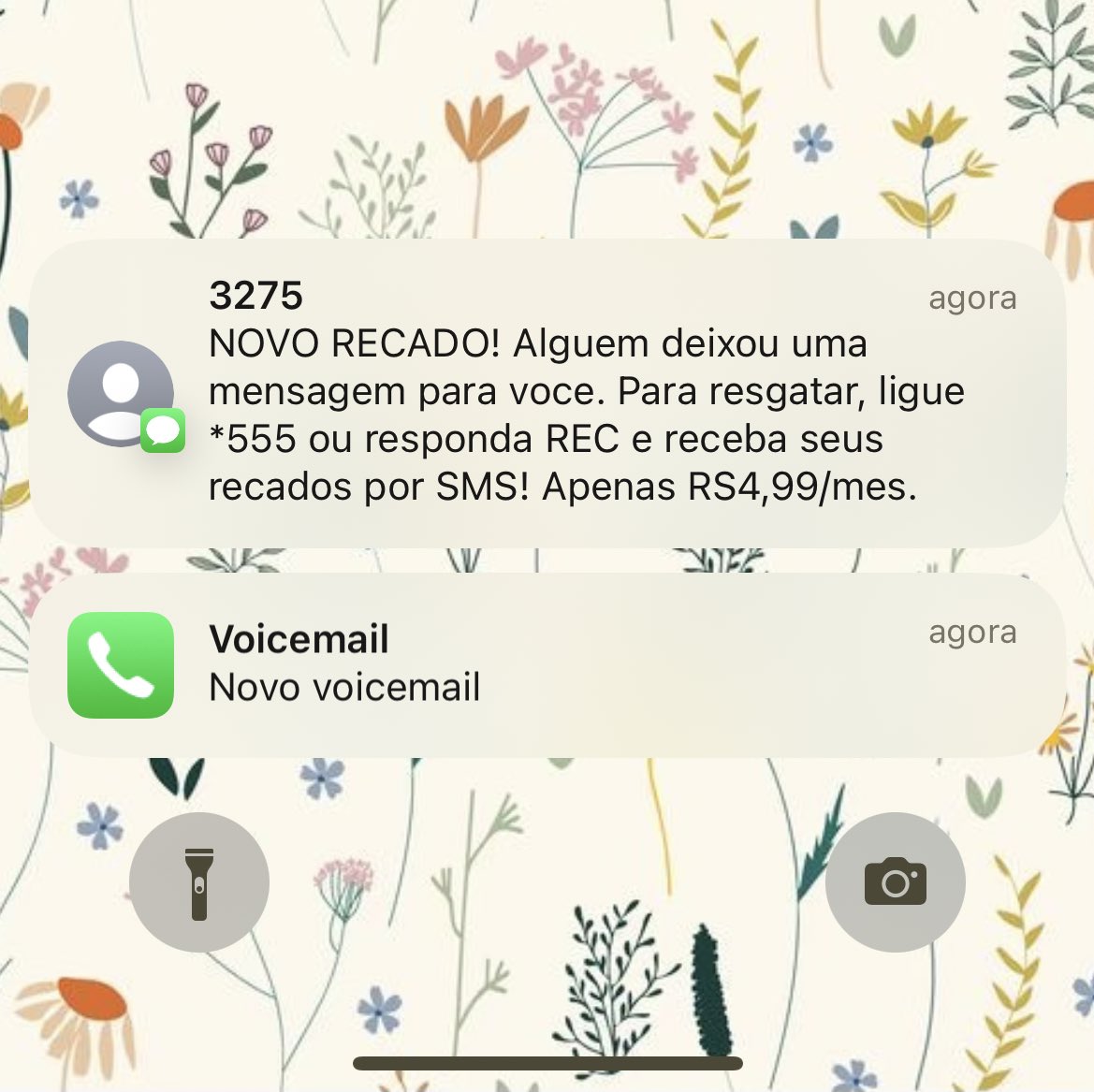 abrancheslet's tweet photo. Coisas pavorosas: telemarketing que deixa mensagem de voz 🤡 https://t.co/4cHL9XuNlk