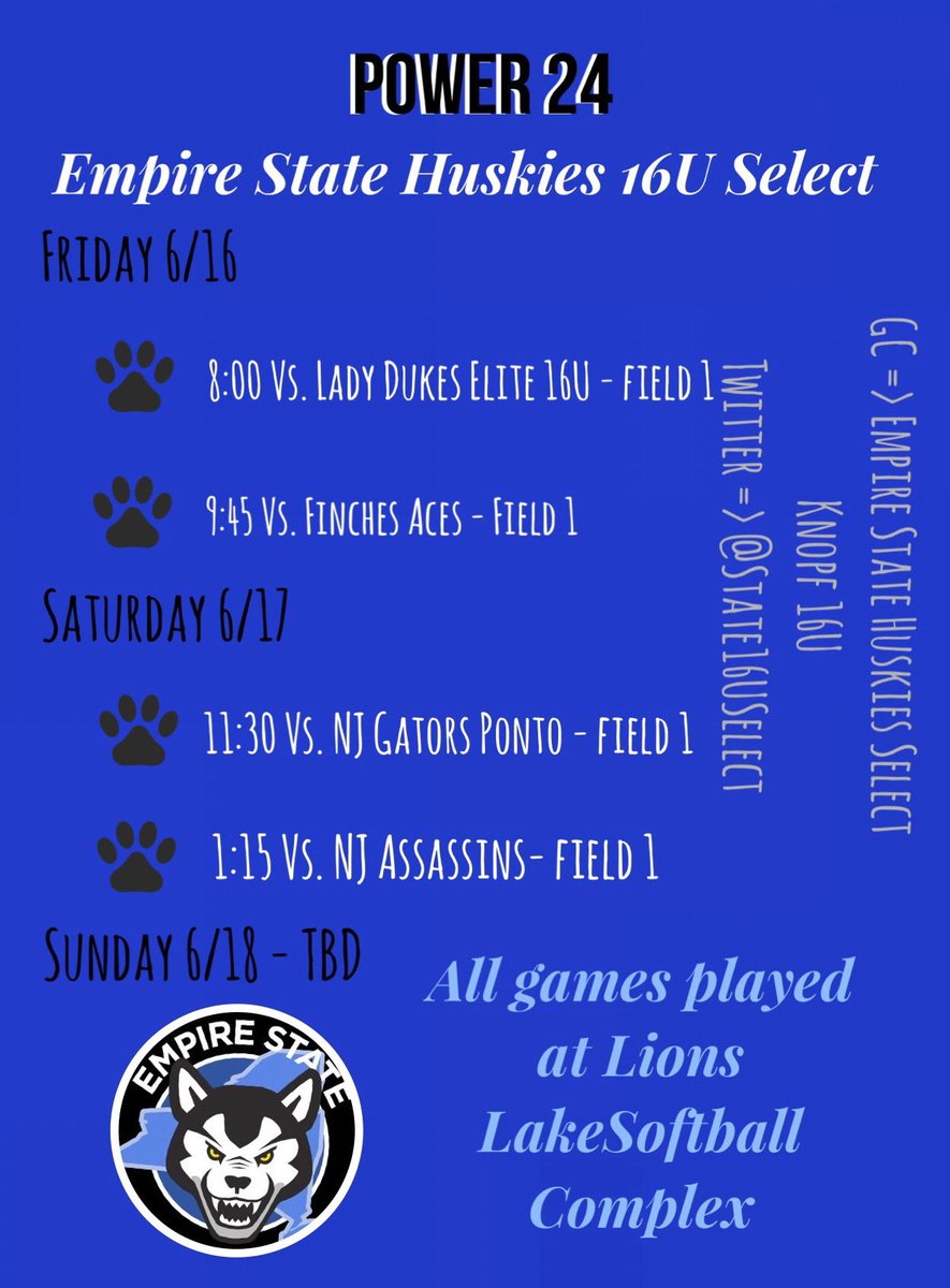 Ava Eraca 2025 (@avaeraca2025) on Twitter photo Excited to play with my team this weekend at the Pennsbury Showcase!
<a href="/Johnknopf10/">John Knopf</a> <a href="/EStateHuskies/">Empire State Huskies</a> <a href="/State16USelect/">Empire State Huskies 16U Premier</a> Excited to play with my team this weekend at the Pennsbury Showcase!
<a href="/Johnknopf10/">John Knopf</a> <a href="/EStateHuskies/">Empire State Huskies</a> <a href="/State16USelect/">Empire State Huskies 16U Premier</a>