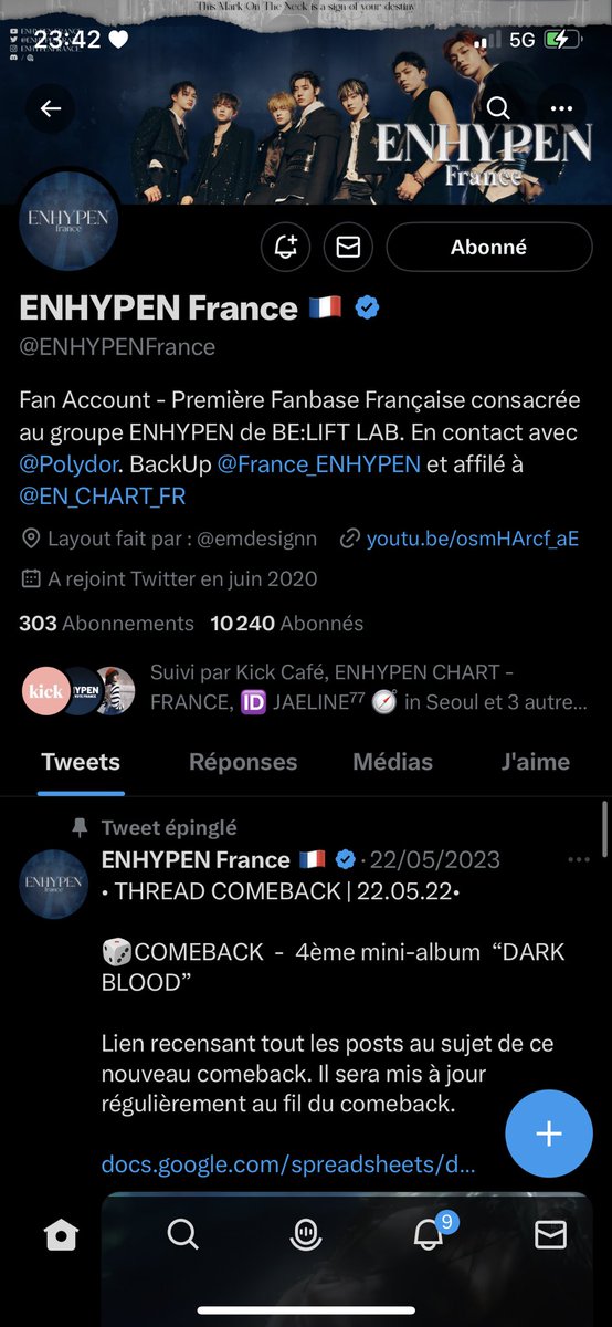 AKocmirski's tweet photo. @ENHYPENFrance @Polydor Je participe et ma chanson préférée est Bite Me 🫶🏻 https://t.co/KGYX65dCvQ