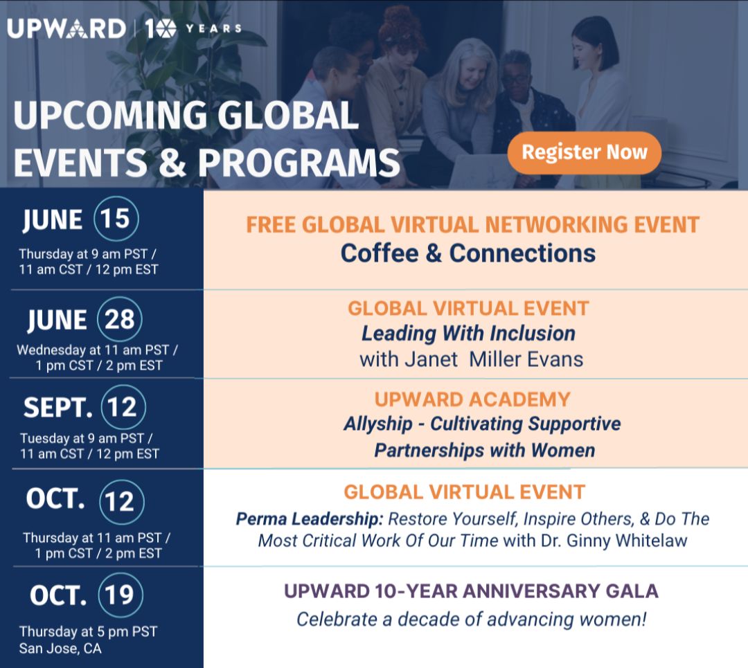 Tomorrow: Free Virtual Networking Event - mailchi.mp/upwardwomen/up…