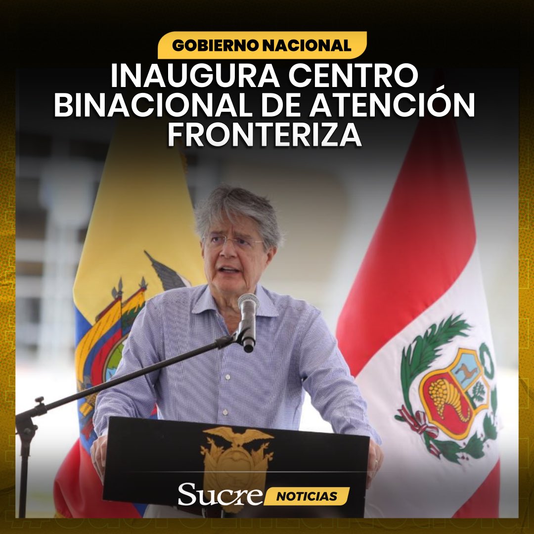 El presidente Guillermo Lasso, inauguró hoy 14 de junio, el Centro Binacional de Atención Fronteriza, que atenderá a los ciudadanos de Ecuador y Perú. 
.
Este, está ubicado en el sector Macará - La Tina, Loja. 
.
radiosucre.com.ec
.
#SucreEnLaNoticia