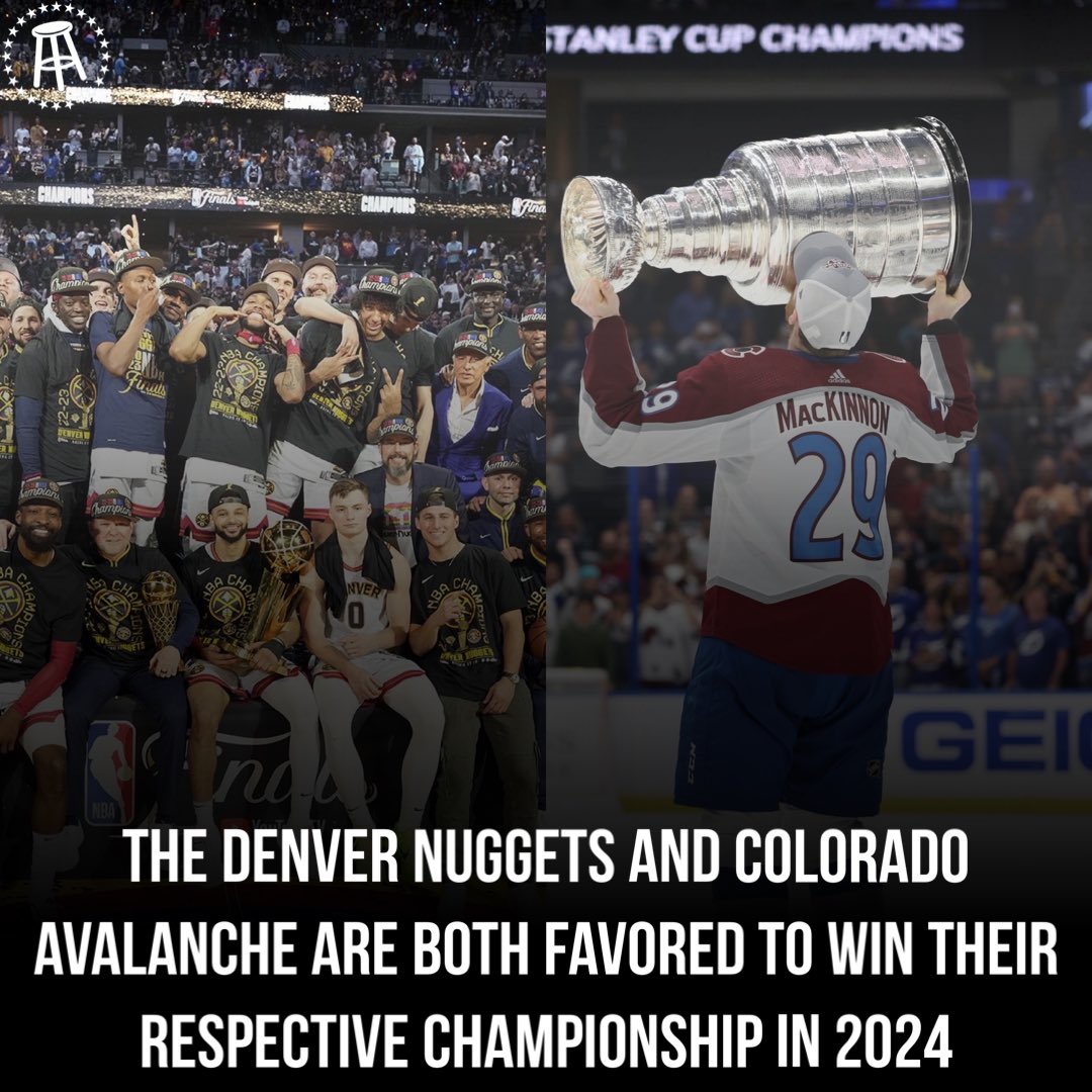 BarstoolDenver's tweet photo. Welcome to The Mile High City 

#MileHighBasketball #GoAvsGo https://t.co/Q5QrgknBws