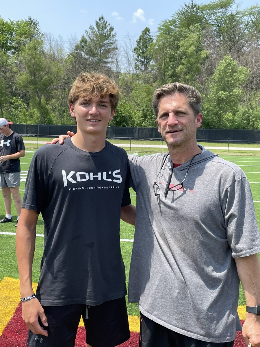 _Andrew_Mohan_'s tweet photo. Thank you to @Coach_Langs and @CoachRobGrande for the great specialist camp today at @CycloneFB . I loved being in Ames. https://t.co/TQ65unulnQ