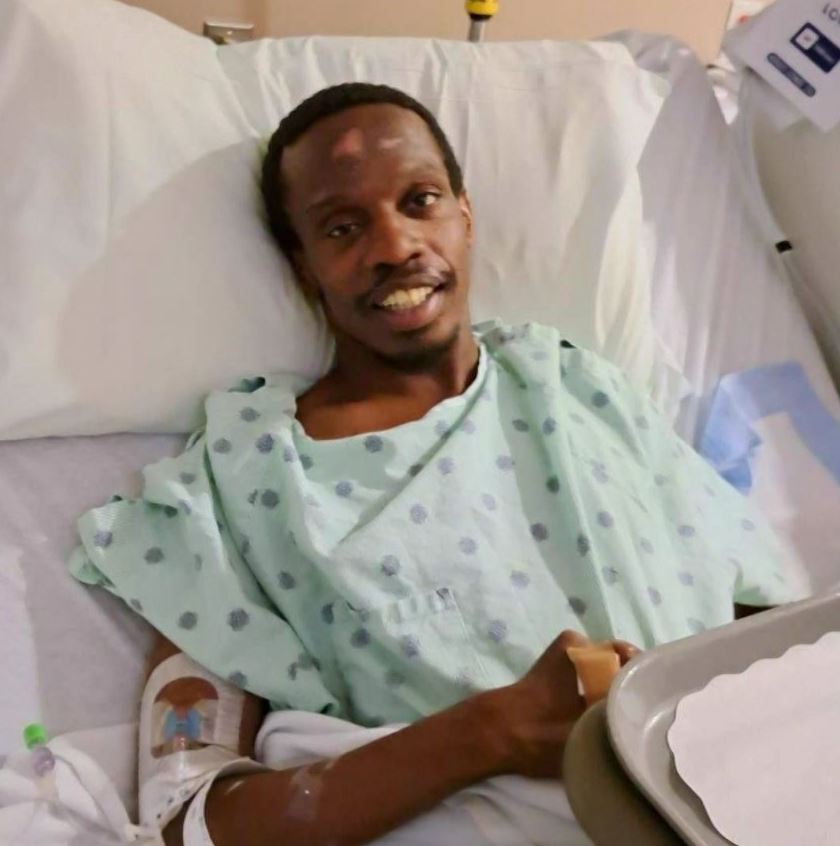 CBS58's tweet photo. Quincy, the man seriously hurt after being struck by a hit-and-run driver on Brady Street on Memorial Day weekend, is finally out of the ICU. The driver has not been found. 

More here: https://t.co/p6Berm7849 https://t.co/zodjB77UAa