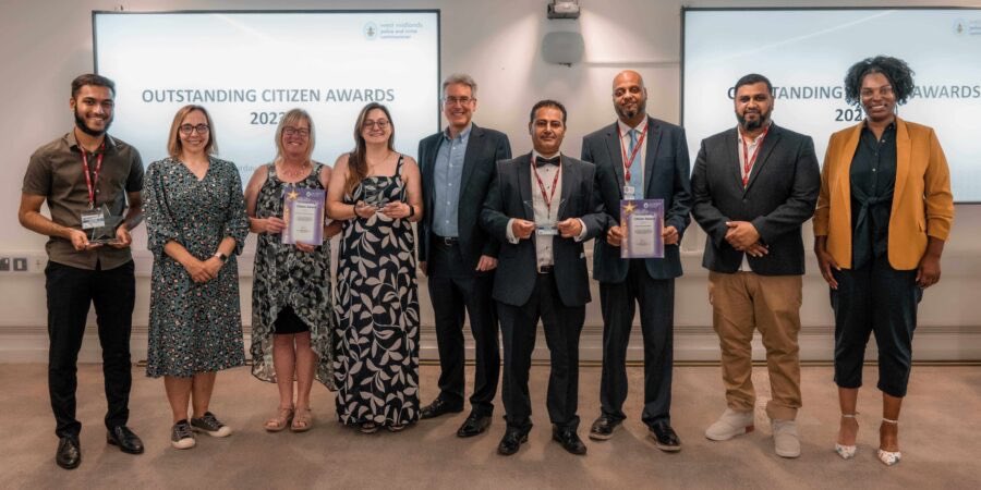 It was a wonderful honour to receive the ‘Outstanding Young Citizen’ Award on Saturday 10th June. The event was held at Lloyd House Police HQ in Birmingham in a classy, intimate setting. The PCC presented me with the award after a selection process from a pool of nominees.