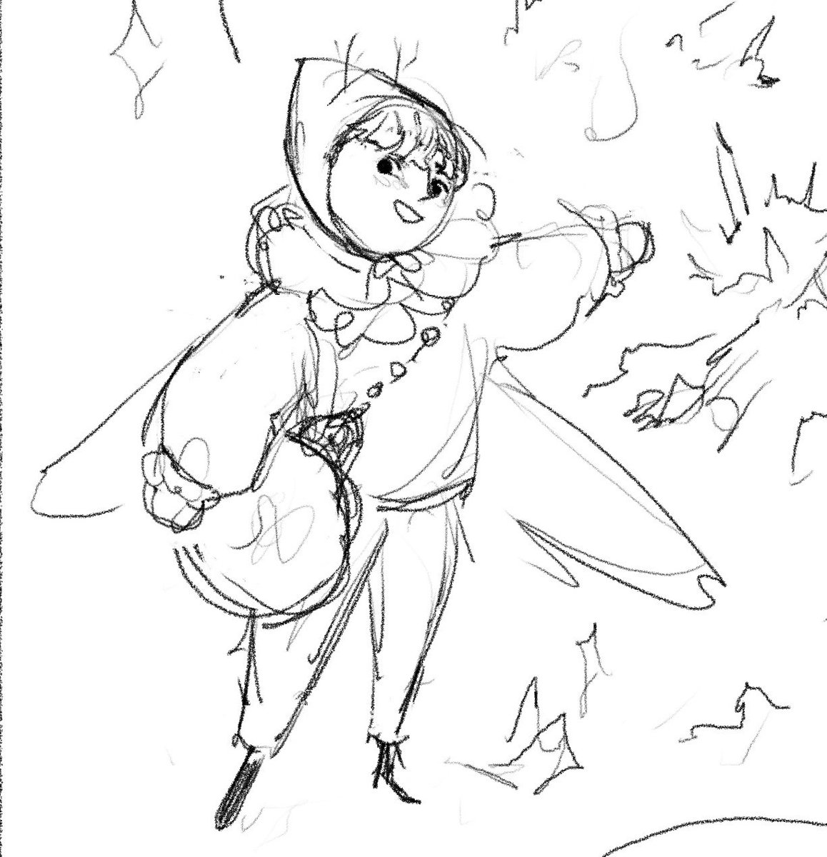 Have sketched 90 pages now for my comic and I'm still not done ! But the ending is near 