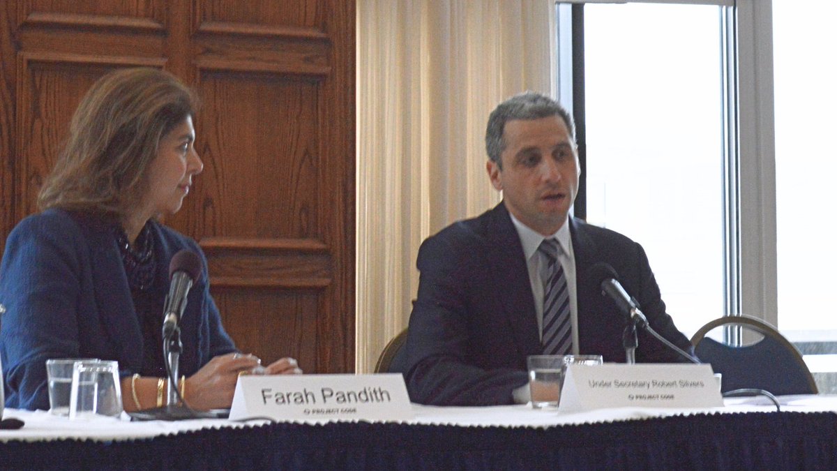 JGreenblattADL's tweet image. Thanks to my friend @DHSgov Under Secretary Rob Silvers for joining @ADL and @NatUrbanLeague at the @PressClubDC to talk about our #ProjectCODE initiative, the evil of extremism and the very real risk of political violence.