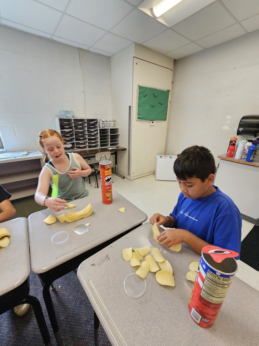 MrsStasyk's tweet image. Having fun on the last full day of 4th grade! #pringlechallenge @myLSPS @VioletAllStars