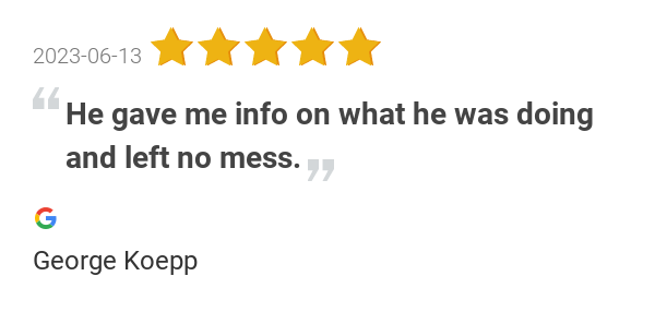 KalosServices's tweet photo. New 5.0-star Review From one of our kind and valued customers: "They called in advance, were here at time of... https://t.co/irLevQWCur