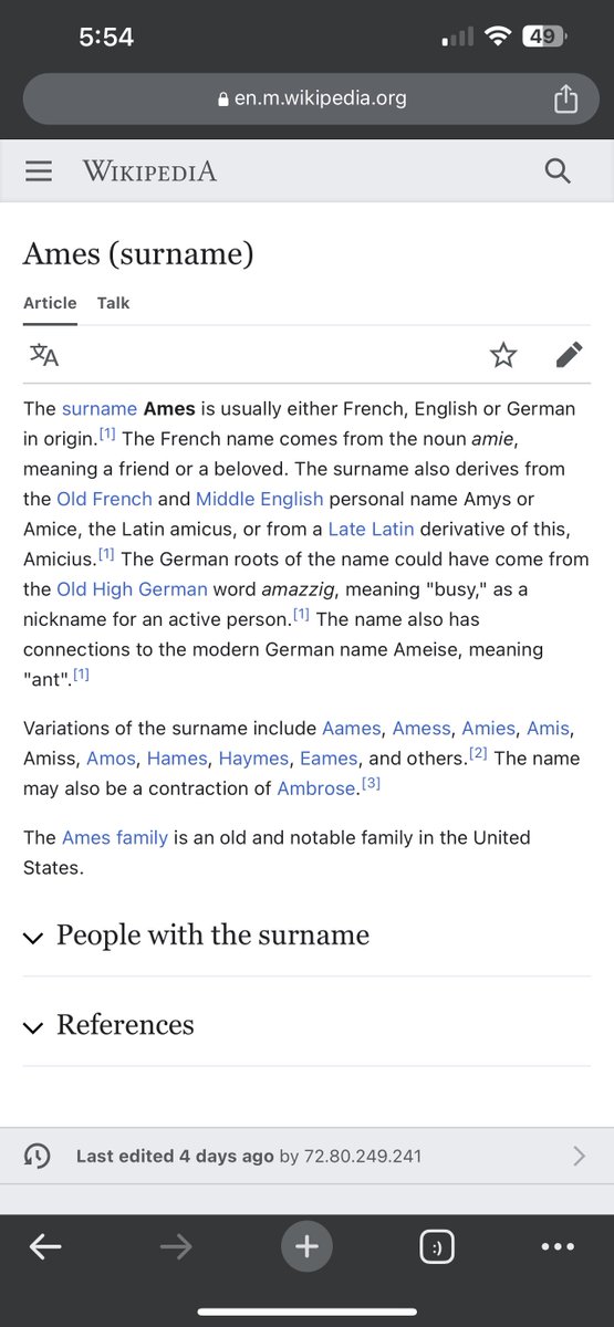 Hmmm 🧐 Ames means beloved. #SonAmy 🤭🤭🤭