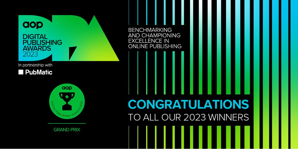 The #AOPAwards23 Small Digital Publisher of the Year is @AssembleMG. Assemble Media Group has worked hard on all its brands, delivered campaigning journalism and innovative initiatives whilst growing against key metrics.
