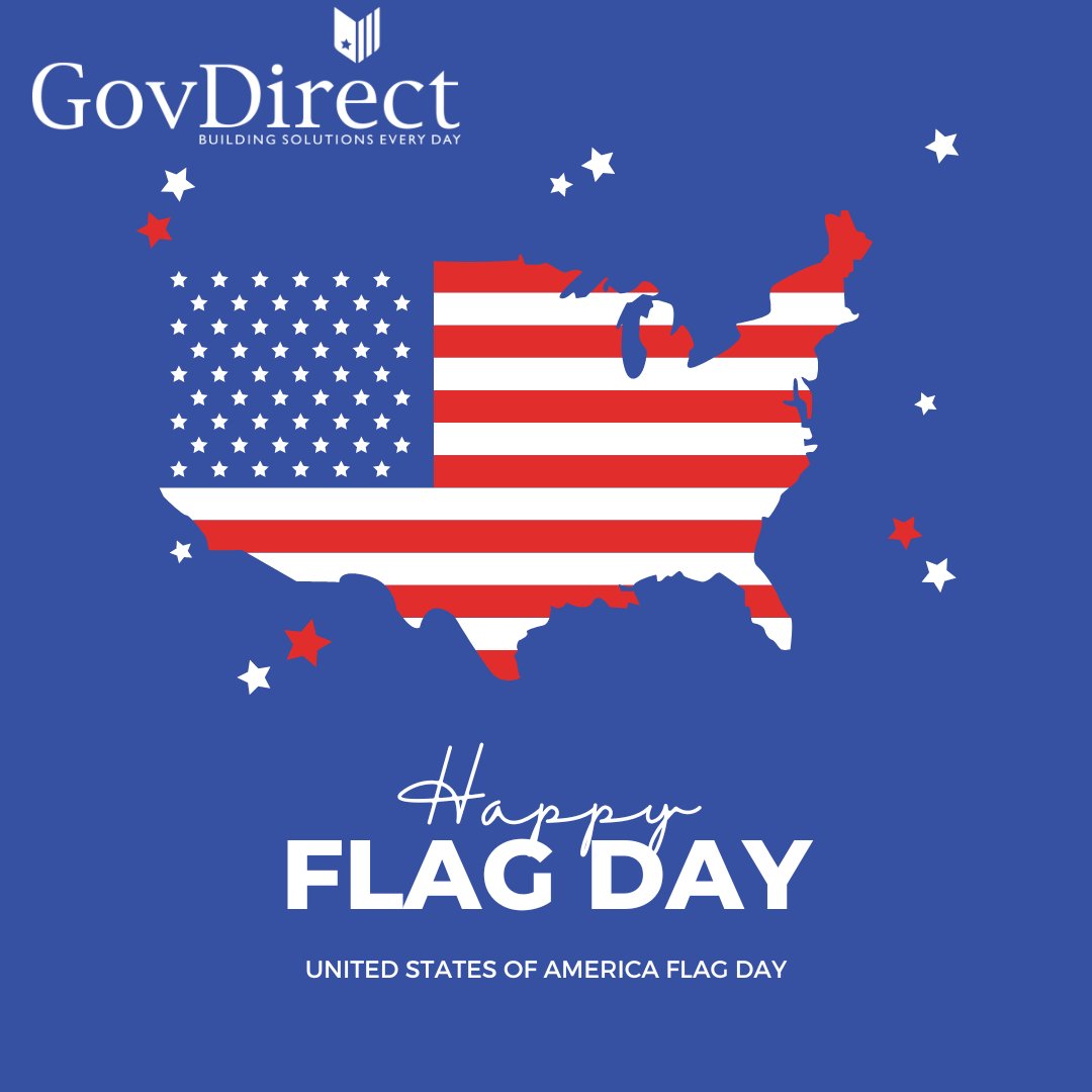 GovDirectInc's tweet photo. On this day in 1777. the United States approved the design for its first national flag. Happy Flag Day! 
#USA #Flagday https://t.co/OxTH0HOsn9