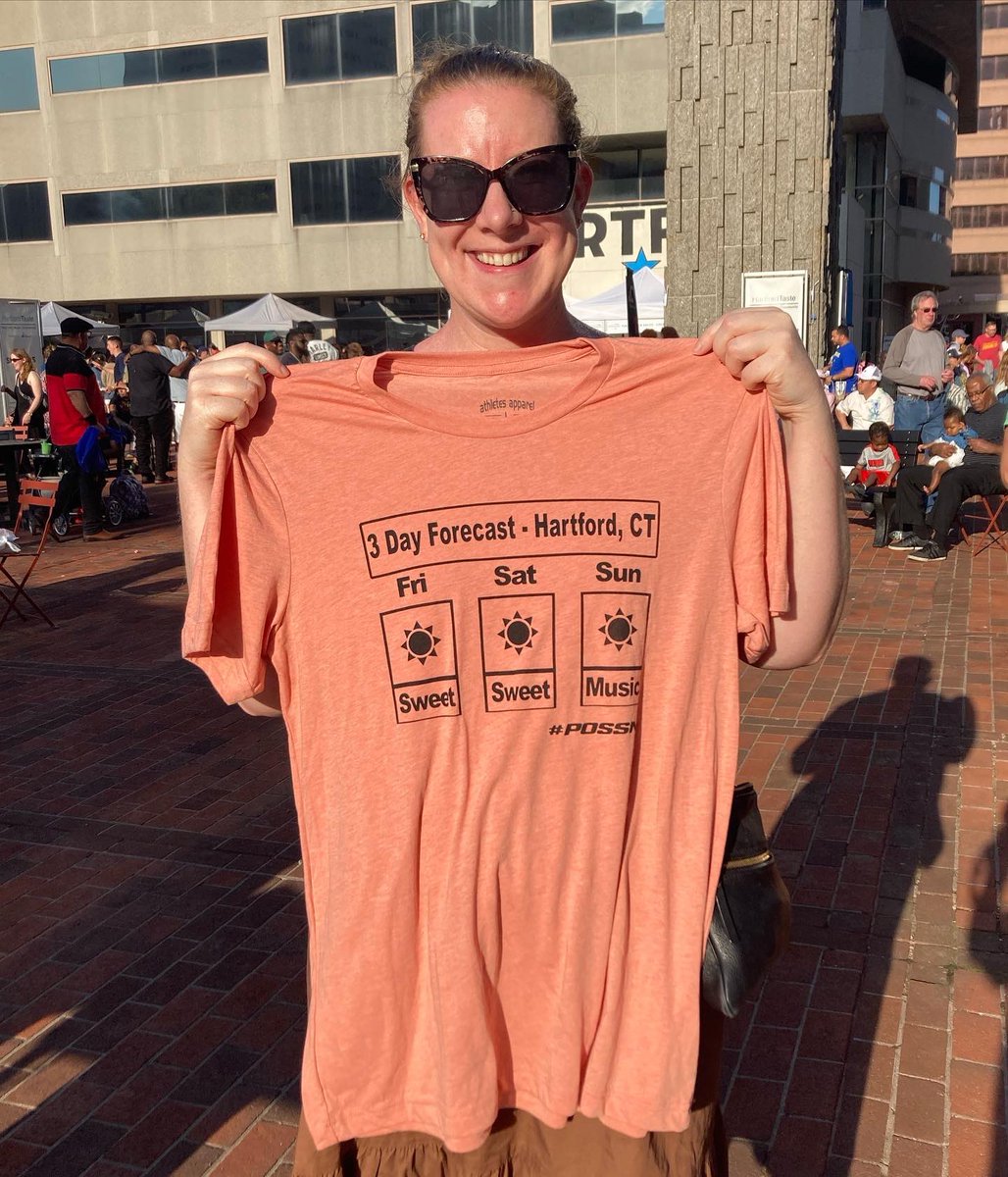 #Possm T’s a big hit at the #Hartford Taste Festival! We are almost out, ordering more for our next few shows. Get your comfy possm on! #localmusic #loveyourcity #ctlife