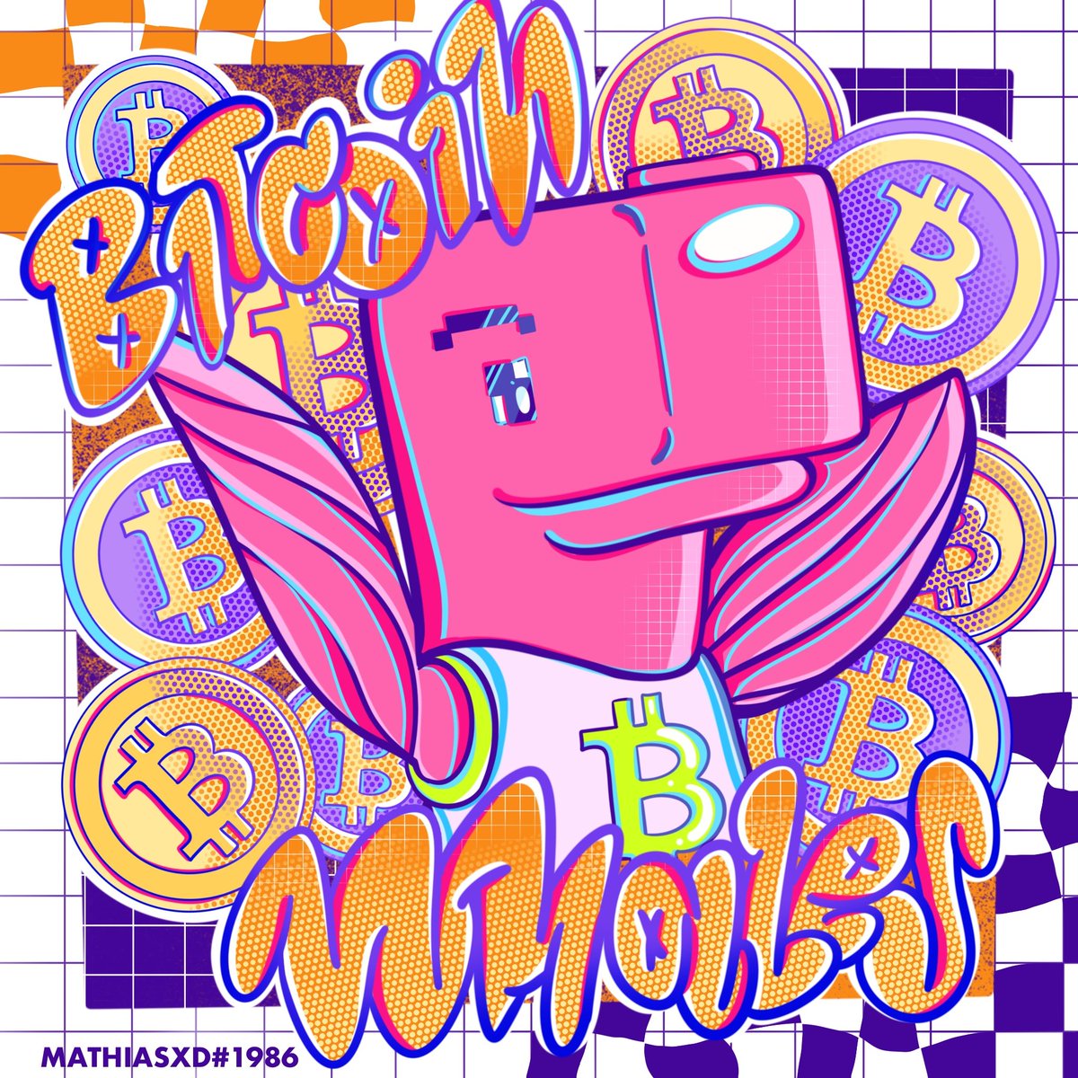 Mathizor's tweet image. After a week of rest, I finally made  my 5 art for @Bitcoin_Whales_ , I hope you appreciate my art🐋
 @bl0ckchainsavvy @lizardofshame @KingstonJ23 @Borlean_bosse @ChrostheBaller @SaturnLab 
#BTC #NFTs #Ordinals