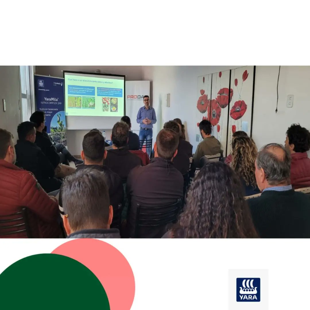Es un honor para nosotros  haber contado con expositores de tanto nivel!
@yaraargentina
👉Antonis Angeletakis: Director de bioestimulantes Yara Internacional.
👉Alejandro Vollert: Hight Value Products Director Yara Latam. 
👉Adrian Balsa: Líder Bioestimulante.
📍Freyre, Córdoba.