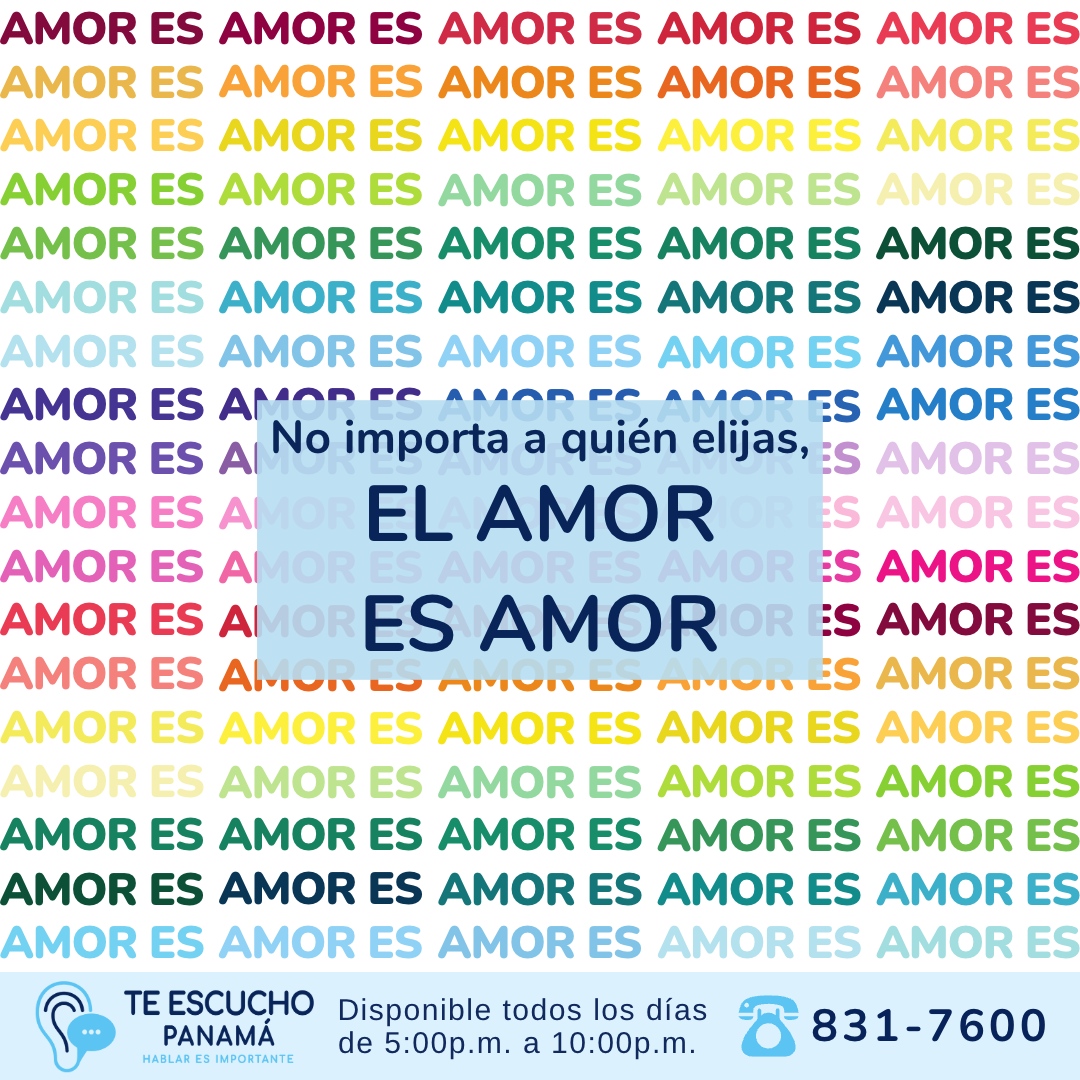 TeEscuchoPanama's tweet photo. ¡EL AMOR ES AMOR!

#teescuchopanama #lgbtq #pride #orgullo https://t.co/qyW98VrTr9