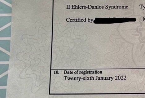 Fionakeyworker's tweet photo. Heds (hypermobile ehlers danlos ) is on my dads death certificate and my other family as a cause of death so clearly heds is not mild as it’s on a death certificate there is medical publications dating back to the 1980s of crossovers in specific diseases with heds like symptoms it’s hard to watch your family all die of heds and Brain aneurysms ruptures and aortic dissection etc  #ehlersdanlos #eds #ehlersdanlossyndrome #heds #EnoughIsEnough