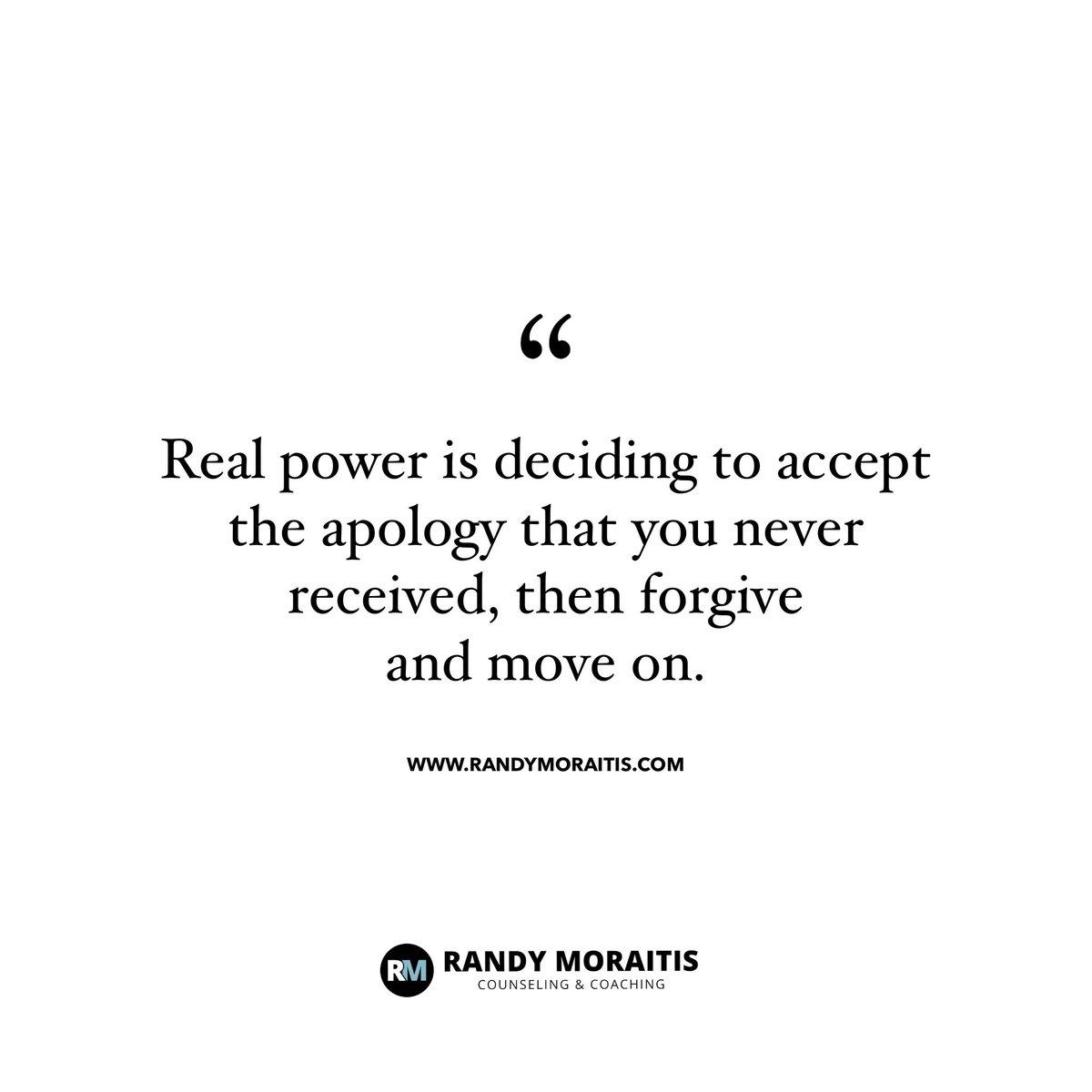 Sometimes it is wisest to grieve, accept and move on so we don’t get stuck in life.