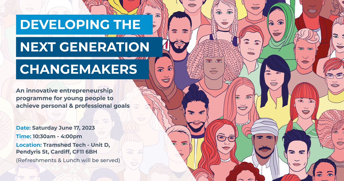 Join our <a href="/assadaqaat/">Assadaqaat Community Finance</a> 'Next Generation CHANGEMAKERS' event this coming Saturday, June 17th at <a href="/TramshedTech/">Tramshed Tech</a>.
If you belong to a black, minority ethnic community living in Wales, and are between 18-30years; 
Click the link to register bit.ly/3Clr45e