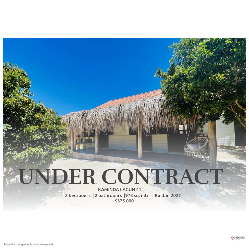 GPendjol's tweet photo. UNDER CONTRACT! In Less than 5 days!
Kaminda lagun 41 
👉https://t.co/s60sfwaXBS

Contact me today for all your real estate wishes at 
☎️⁨+599-7018271 or 📧 Gita.pendjol@kwbonaire.com 👈🏼
 ℹ️https://t.co/BVVlRZQJXV https://t.co/sx8IKbeOOn