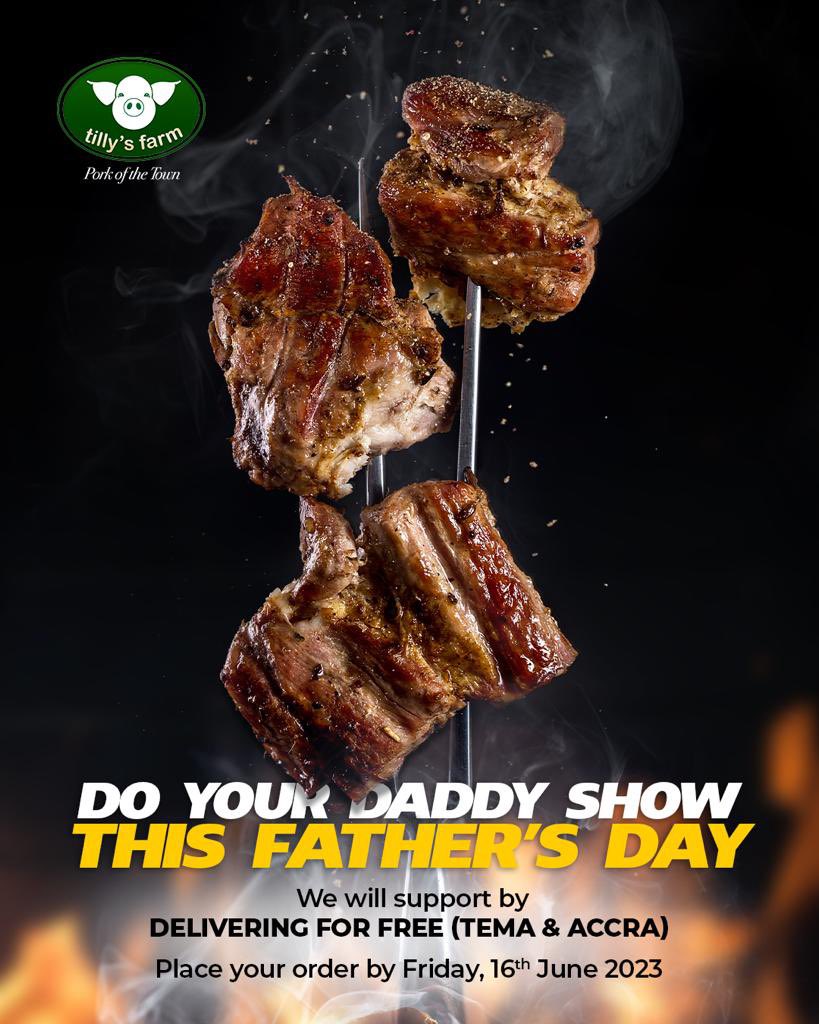 Spoil your Daddy this Father’s Day with our READY-TO-EAT-DOMEDO! 

WhatsApp/Call 0553005255 to order 3 kilos or more and we will deliver for FREE!

Happy Father’s Day! #FathersDay