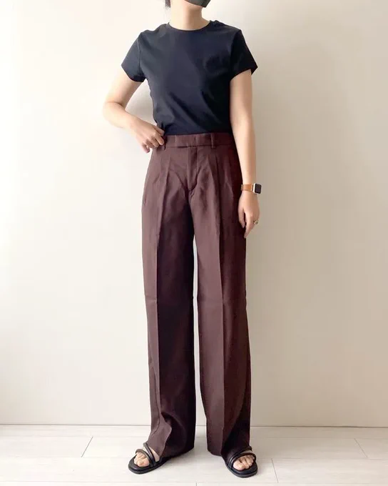 【GU】スタイル盛れる天才じゃん…!1990円→1490円の「美脚パンツ」シルエットがめっちゃ綺麗なの!   GUの「バギーパンツ」が優秀すぎる!履くだけで、すらっと美脚に見せてくれるの。しかも接触冷感・吸汗速乾機能付きなので、夏でも涼しく過ごせますよ!