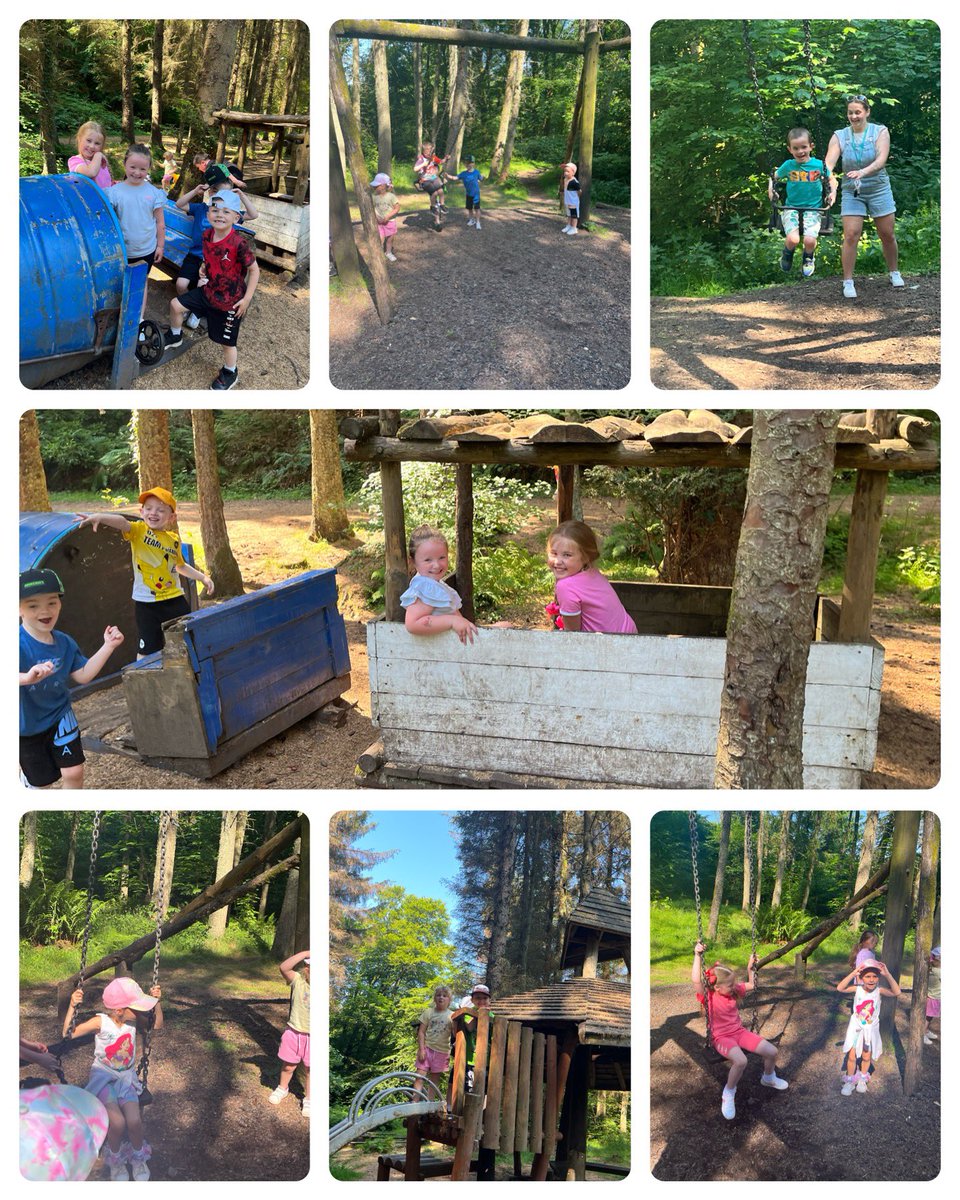 MissDochertySTA's tweet photo. We arrived at Finlaystone very excited! We started our day with a beautiful walk and a play in the park! 🌳☀️ https://t.co/VttsbhR9CT