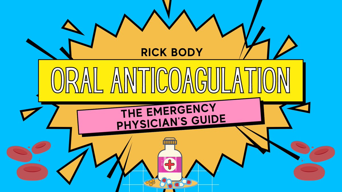 richardbody's tweet photo. I’m looking forward to speaking at @ICEM23 tomorrow. The programme has a slightly dull [sorry!] title down (‘DOACs - mechanism of action’). In fact, I’ll be speaking on ‘Oral anticoagulation: the emergency physician’s guide’ 😄💊 https://t.co/jYSjfTTpRS