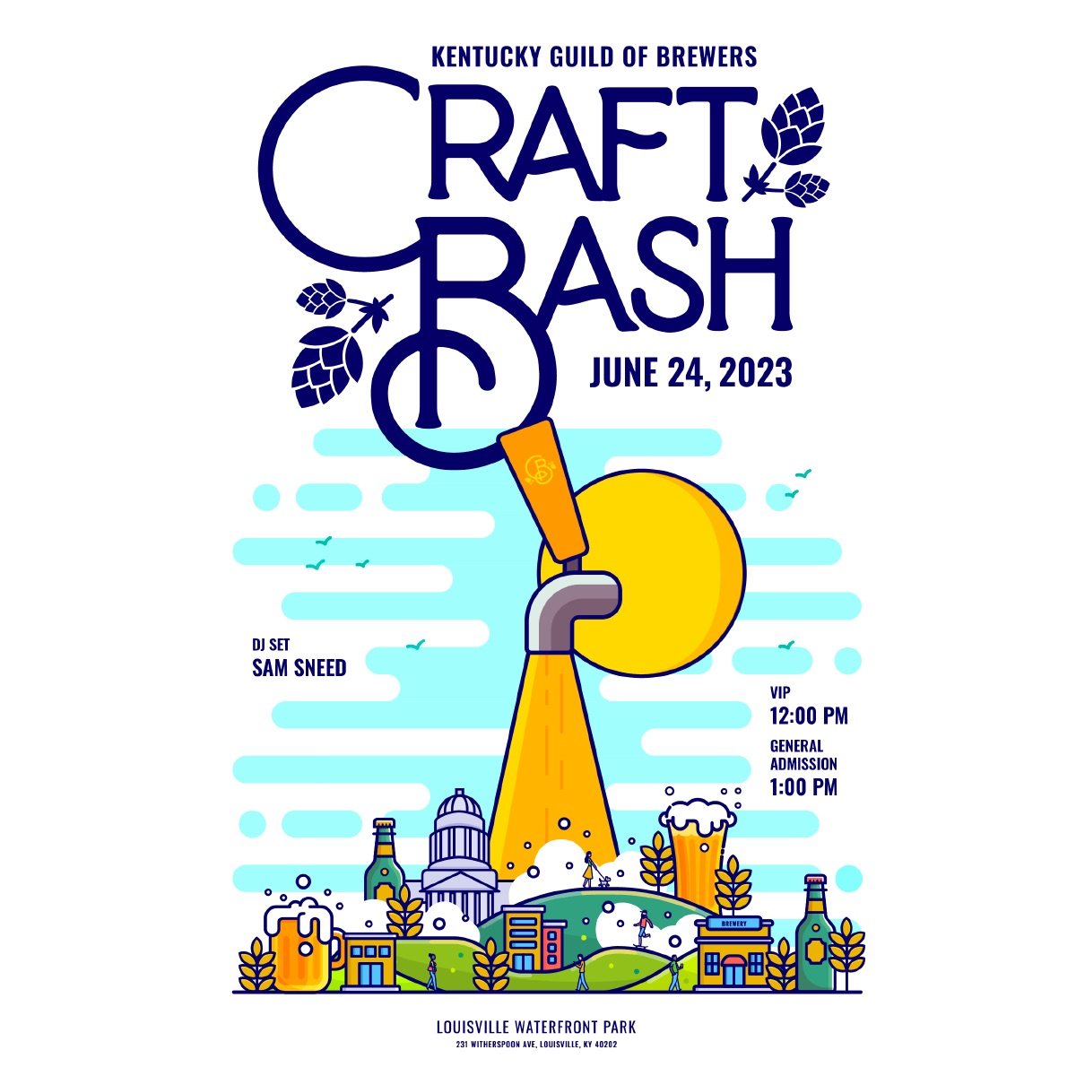 WestSixth's tweet photo. CRAFT BASH 🤠 Saturday, June 24 ✨🍻 Catch West Sixth pouring Sun Shade, Fuzzy Fields, &amp; IPA @wfpark for @KYGBrewers CRAFT BASH! It's gonna be a fun day of craft beer -- with over 50 brewers from across the Commonwealth pouring! Get your tickets now at https://t.co/T7AASChYaX https://t.co/2K0yxyEqOB