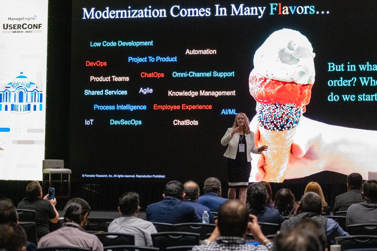 manageengine's tweet photo. Our much awaited user conference in Mexico is off to a great start! We’re certain the experience will enlighten the attendees, with two whole days centred around learning, sharing and networking.
Follow @ManageEngineLA for more updates from the conference.
#UserConfMexico https://t.co/0qgkT4AQm6
