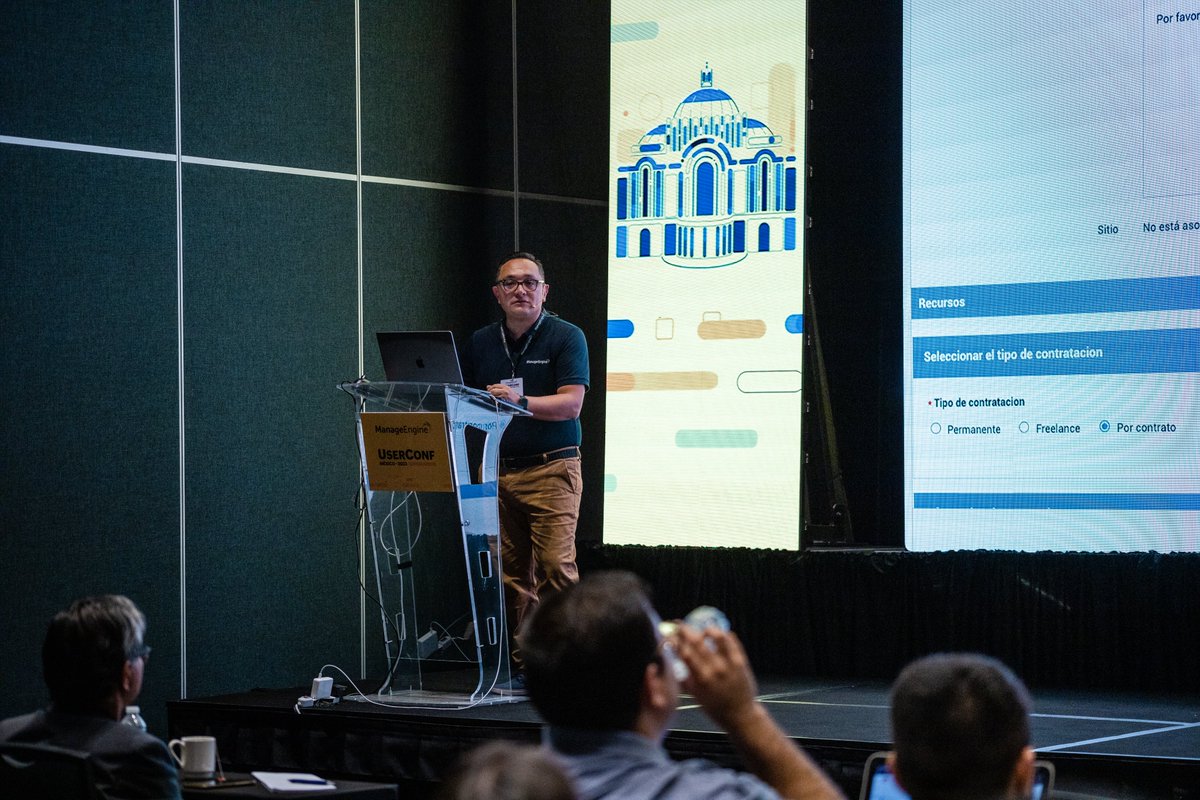 manageengine's tweet photo. Our much awaited user conference in Mexico is off to a great start! We’re certain the experience will enlighten the attendees, with two whole days centred around learning, sharing and networking.
Follow @ManageEngineLA for more updates from the conference.
#UserConfMexico https://t.co/0qgkT4AQm6