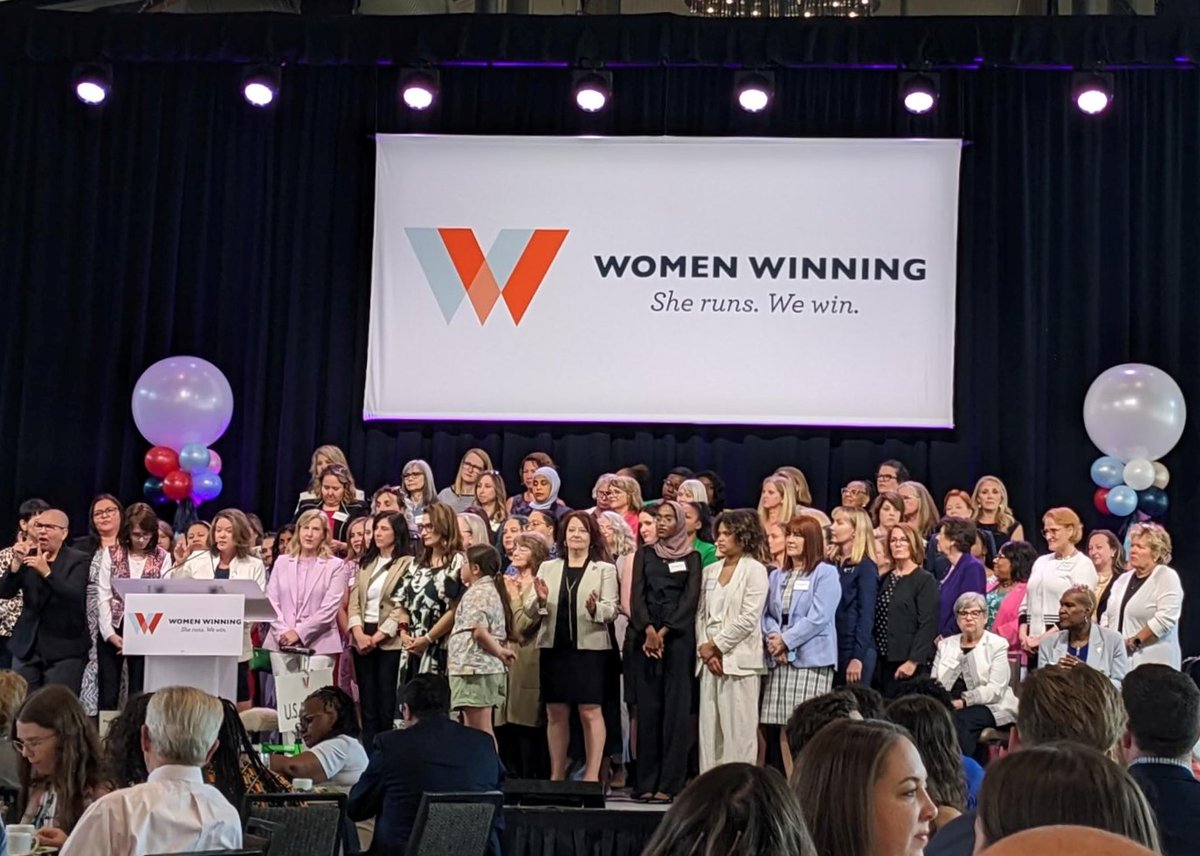 NewPublica's tweet photo. The NewPublica team could not have been more proud and excited to attend @womenwinning 's 41st Annual Luncheon in which we celebrated the history of supporting and electing pro-choice women in Minnesota. Thank you for having us! 🎉 https://t.co/67e5YNnlZB