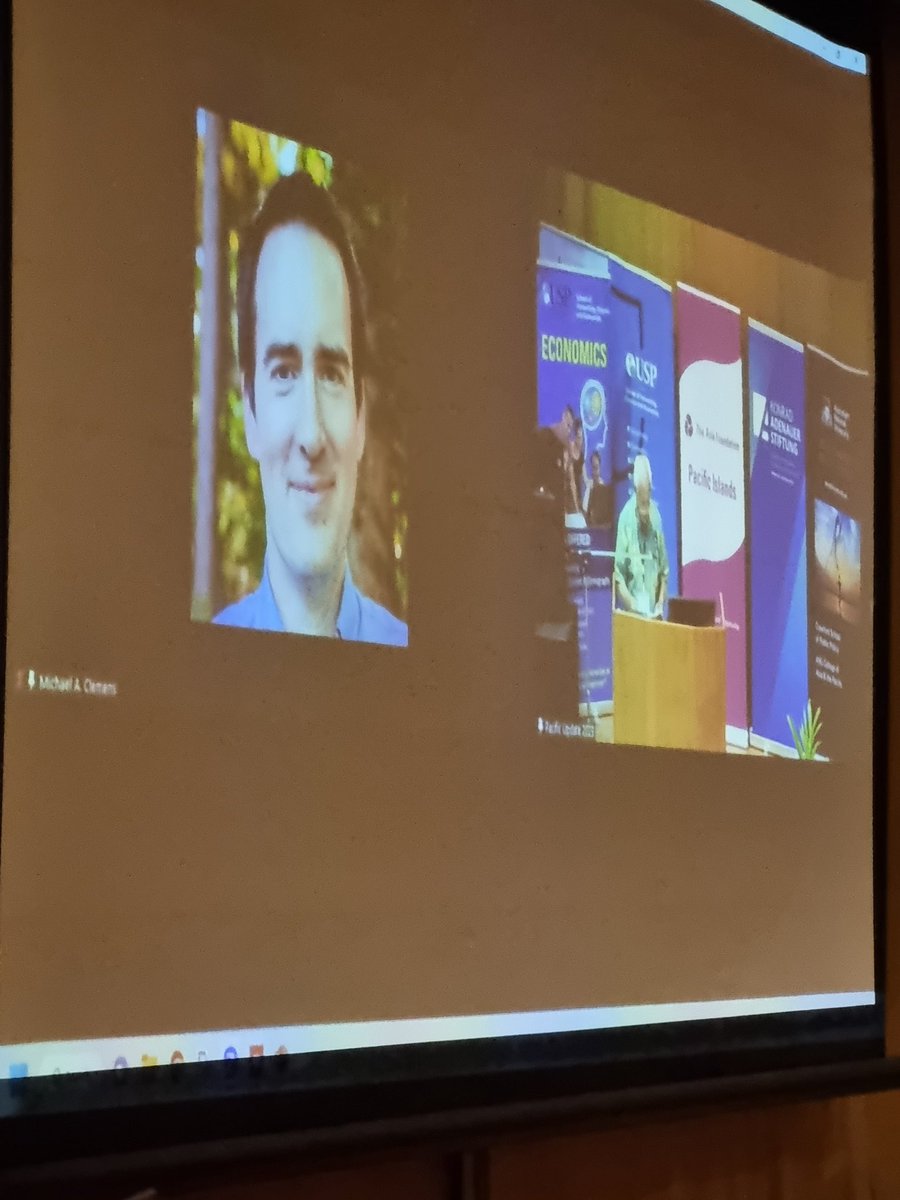 JopeTarai's tweet photo. Dr Michael Clemens keynote instigates interesting lines of inquiry around "regional free movement zones", "climate migrant" pathways &amp; related regulatory frameworks #PacificUpdate #PacificMigration https://t.co/TRgZDSUM7y