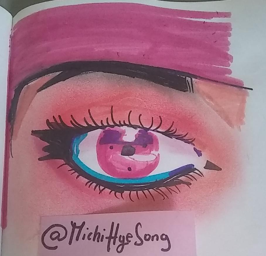 MichiHyeSong's tweet photo. "Los ojos de un héroe deben inspirar esperanza, no?..."
#heroeyes #Pink #hero #BNHAUA #insertmyselft #drawing #eyes #makeup #makeupdraw #noticeme #drawer #dibujito #Heroes #maquillaje #dibujodemaquillaje https://t.co/ix5AKTCfYD