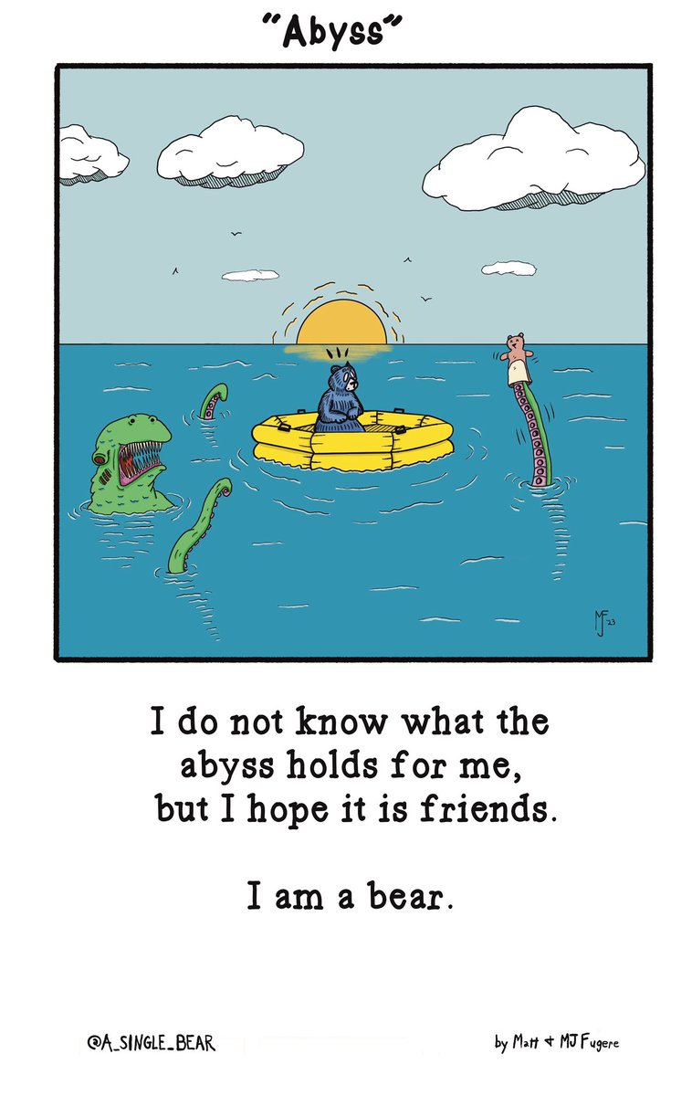 A_single_bear's tweet photo. I always hope there will be friends. I am a bear. https://t.co/6AAS7UuHNU