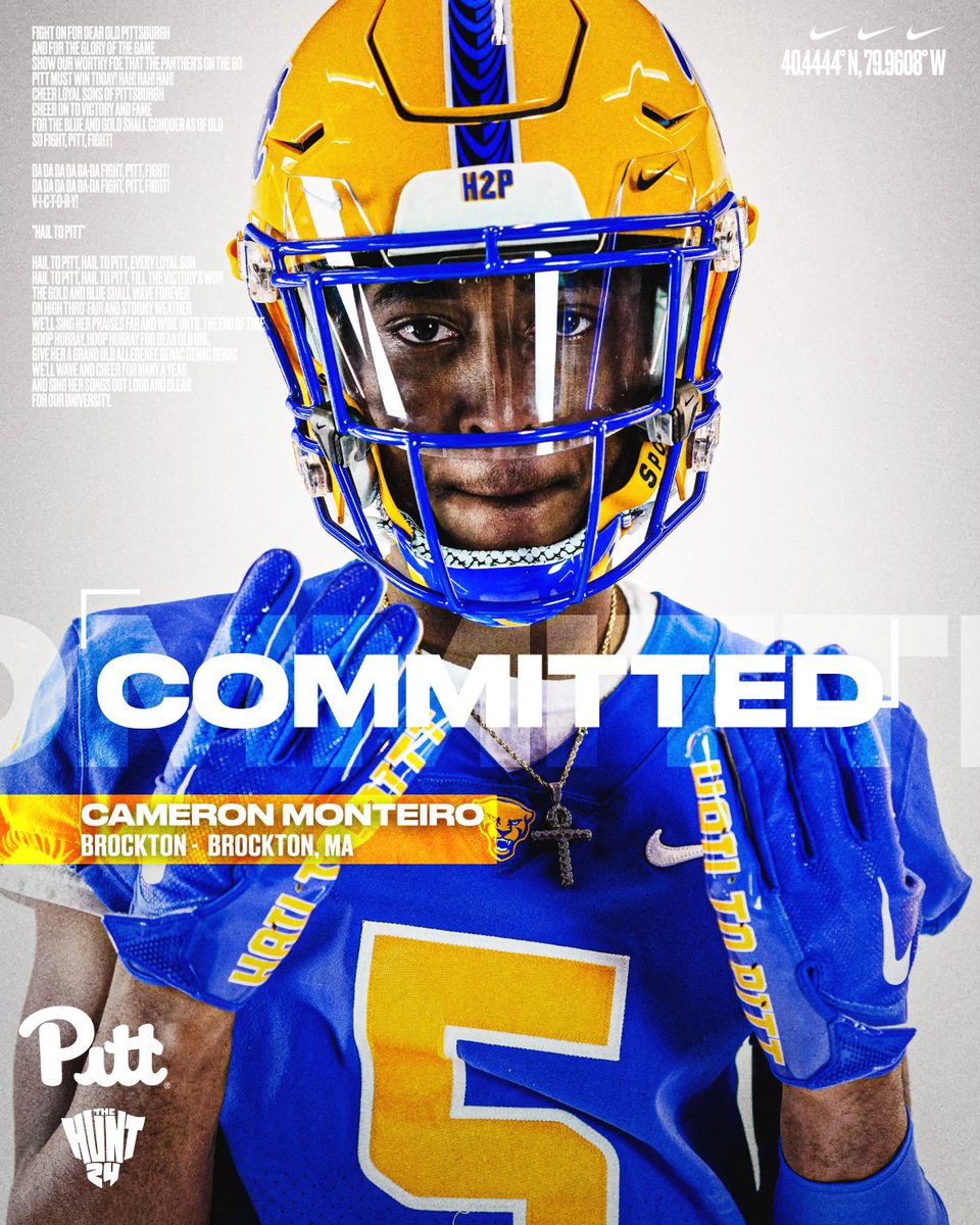 Cam_Monteiro5's tweet photo. 100% committed💛💙@TiUnderwood @CoachDuzzPittFB @FrankCignetti @Pitt_FB https://t.co/c0ncZXJpHO