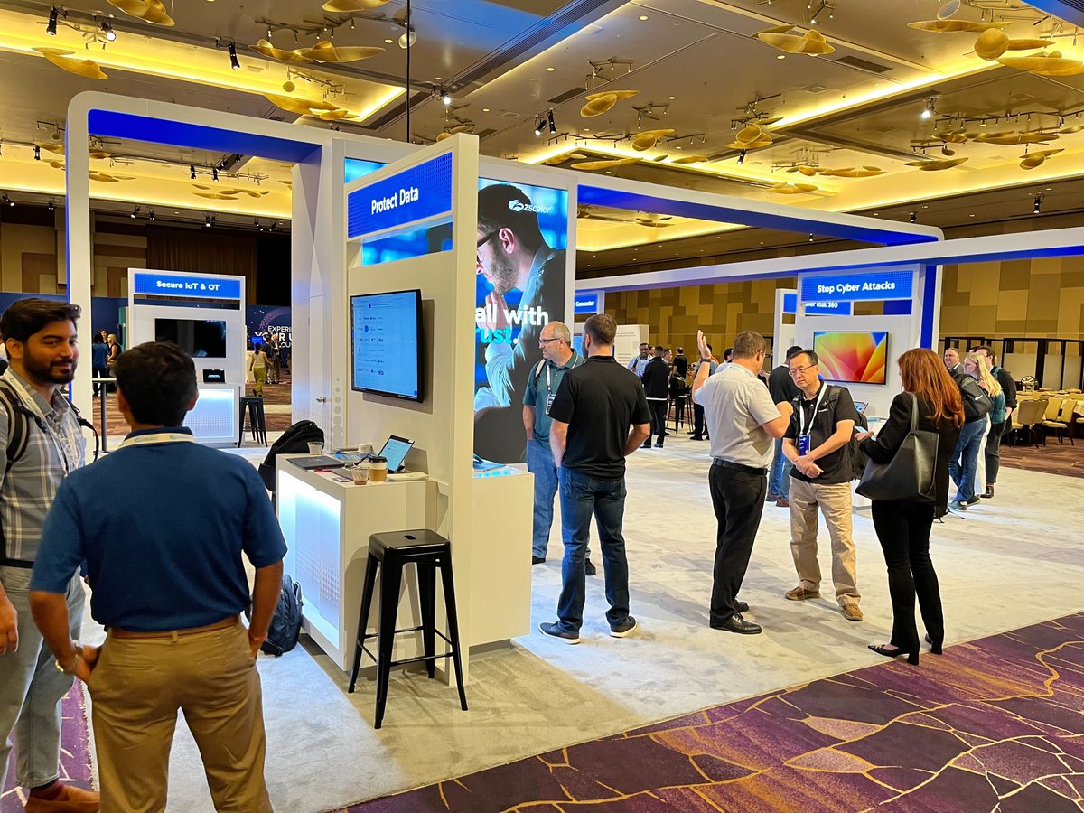 zscaler's tweet photo. If you're at #ZenithLive2023, don't miss our Innovations Expo Hall! Our partners are here to show you how we work together to keep your organization secure (and a bunch of other cool stuff, too!). https://t.co/te7GMDTo8C