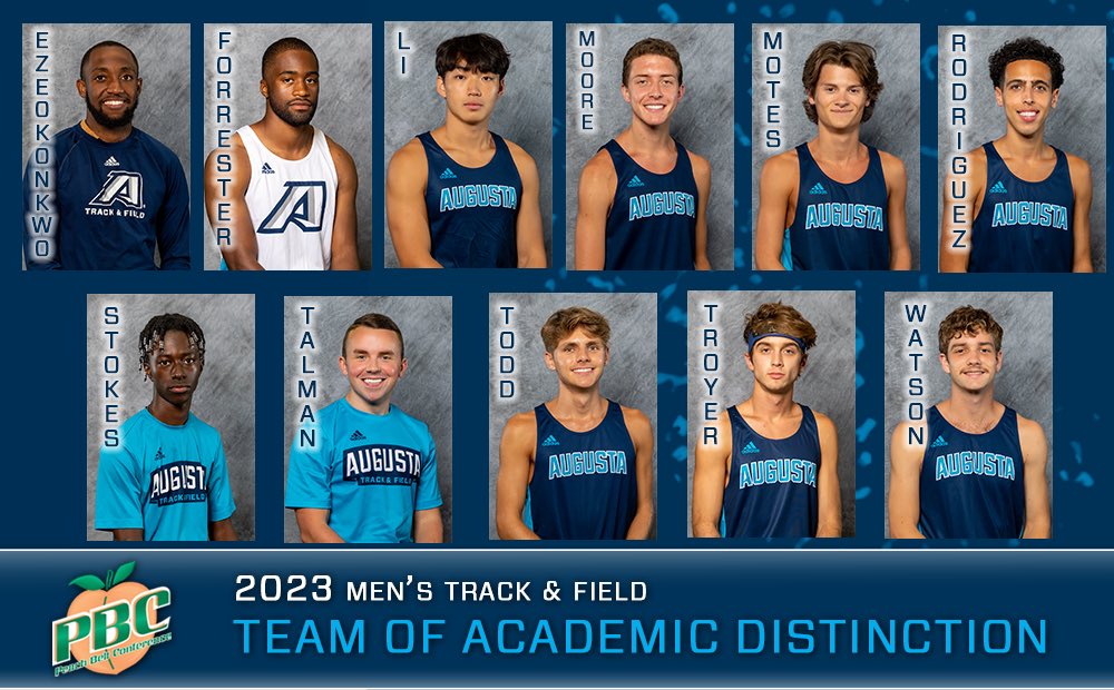 Men's Track & Field Places Eleven on PBC All-Academic Team augustajags.com/news/2023/6/14…