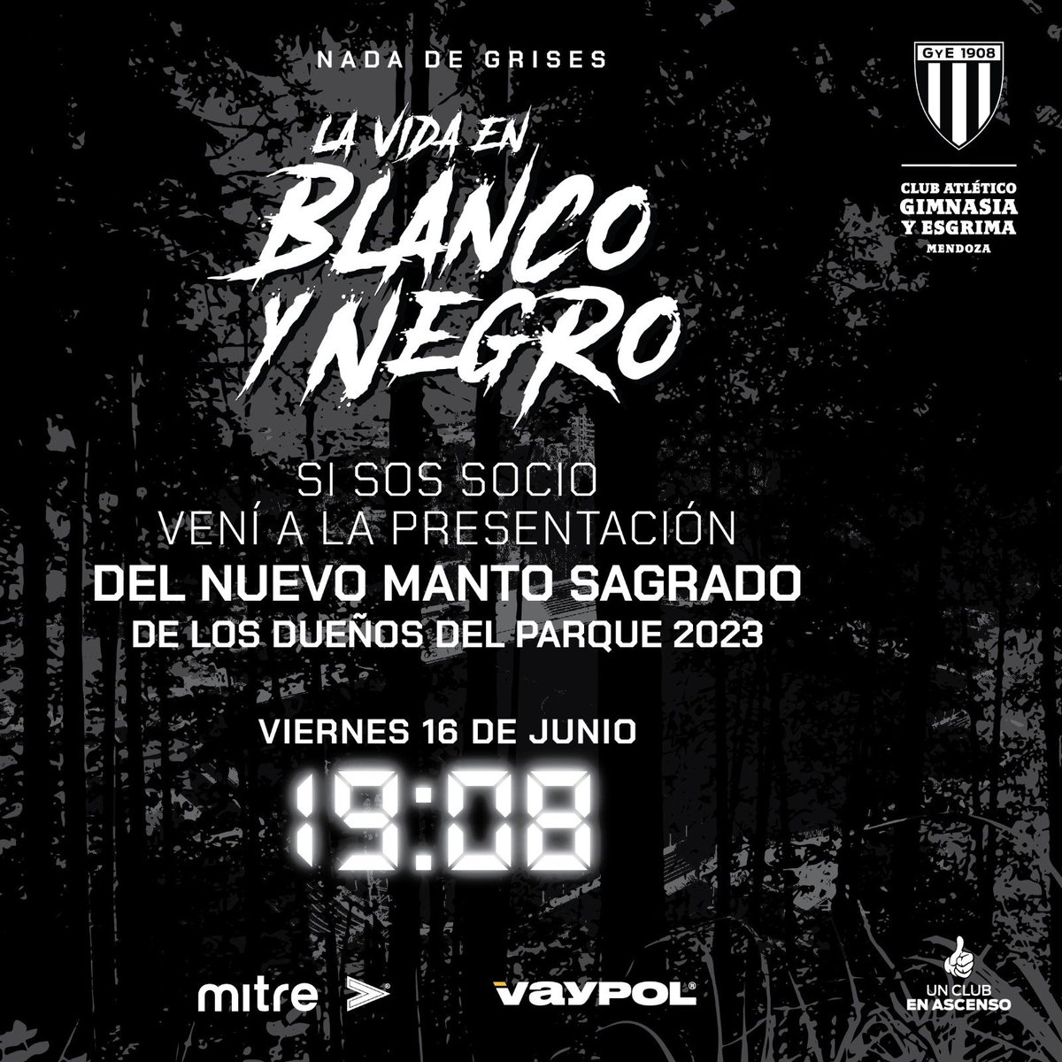 ¡Hola hincha blanquinegro! ¡Acá estamos! 👋

¿Que hacen el viernes a las 19:08? 🤔

💥GRAN EVENTO DE PRESENTACIÓN DE #TIENDAPITUCA E INDUMENTARIA 2023 🐺

🏁 Los invitamos este viernes 16/06 a la exhibición de las nuevas camisetas oficiales del Lobo 2023/24. 🐺