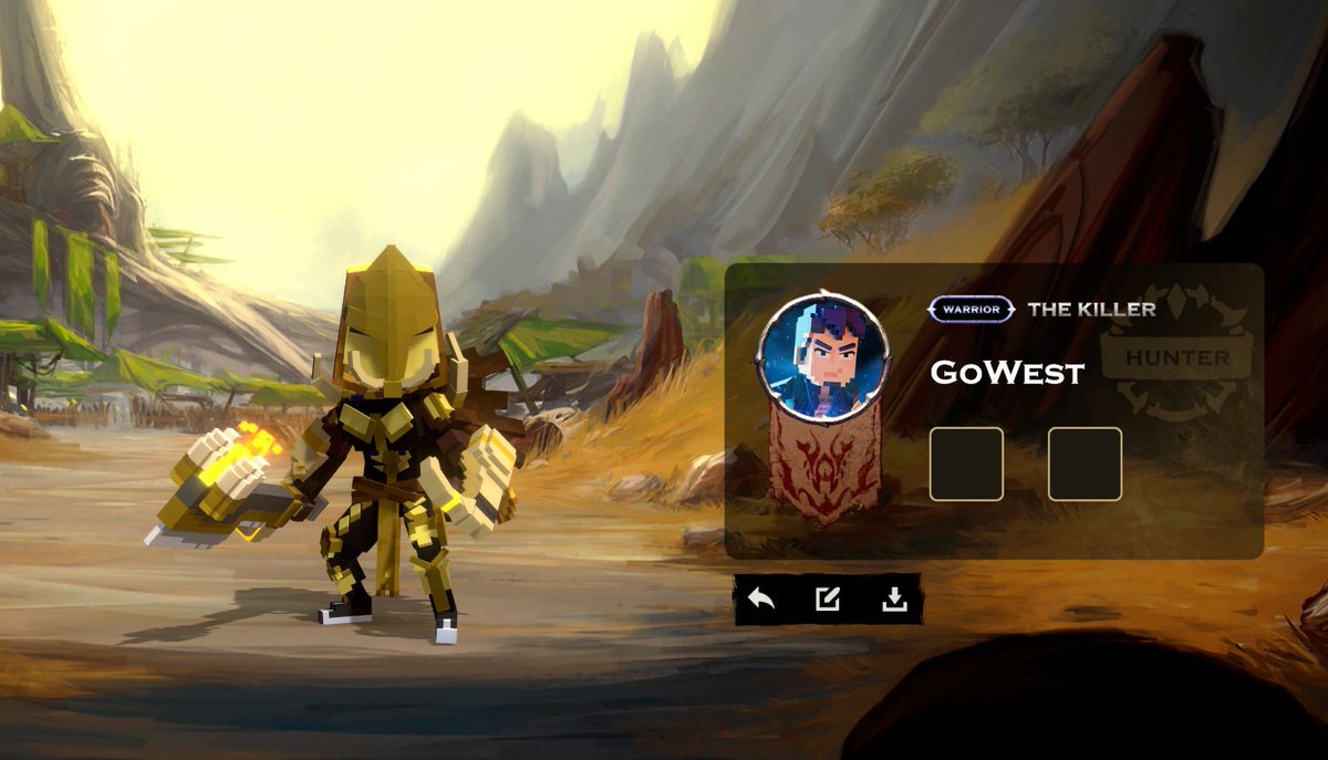 GoWest927's tweet photo. @questsoftriloga Finally completed all of levels of #QuestsofTriloga's #PathofWarrior card game featuring NFT contestability with @TheSandboxGame inventory. Wow that was challenging but super fun!! https://t.co/BYJPUiLLR2