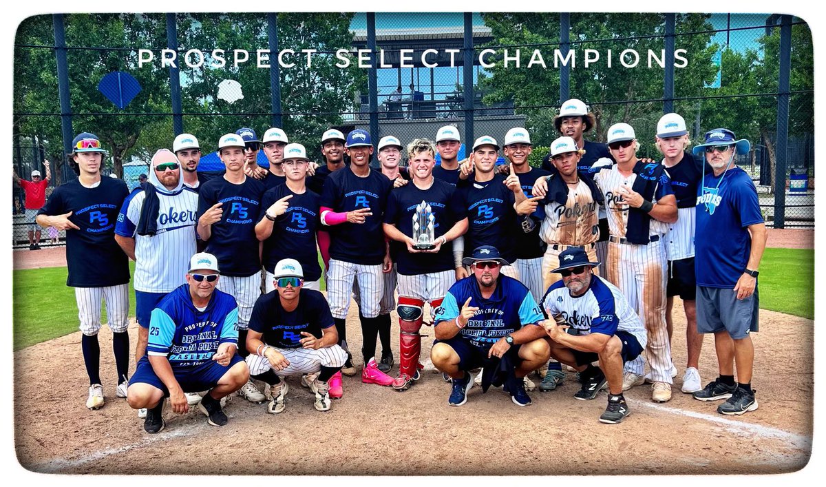 orig_flpokers24's tweet photo. 2024 Original Fl Pokers @PSBaseballinc Prospect Select Palm Beach Classic 17U/18U CHAMPIONS @orig_flpokers @coachFitz17 @mccrimon_w @michaelfed44 @MCimi27_CBS https://t.co/JQPKbK9WPS