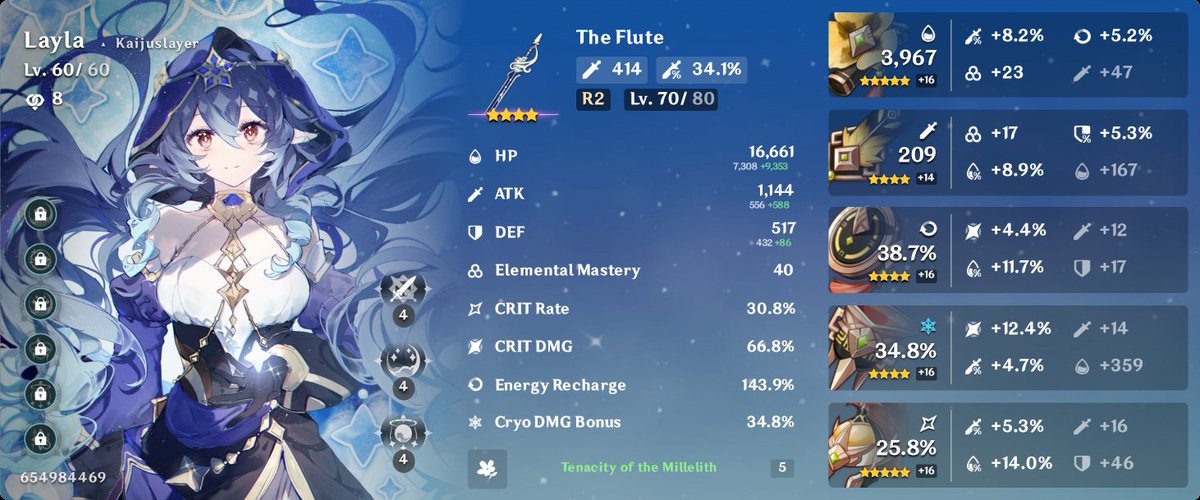 MyColdToCommand's tweet photo. https://t.co/3gcrF7pUiE ⠀ ⠀⠀

⠀⠀⠀My current build for Layla 🥺👉👈

⠀⠀⠀ https://t.co/uceMWasQSN