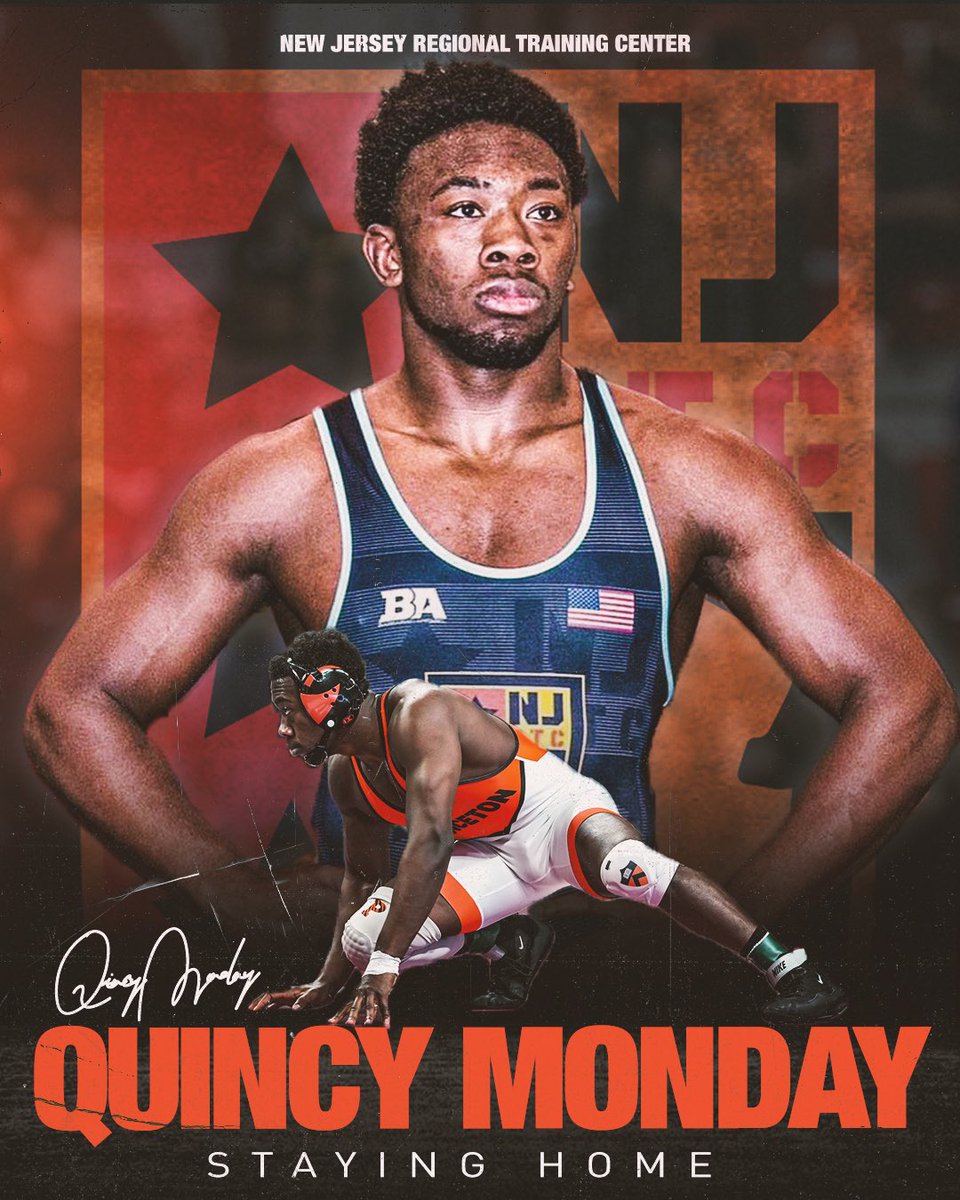 tigerwrestling's tweet photo. We are so excited that Quincy will be staying in Princeton to chase down his Olympic dreams with the @TheNJRTC!  LETS GET IT Q! https://t.co/3IHcsrEVtM