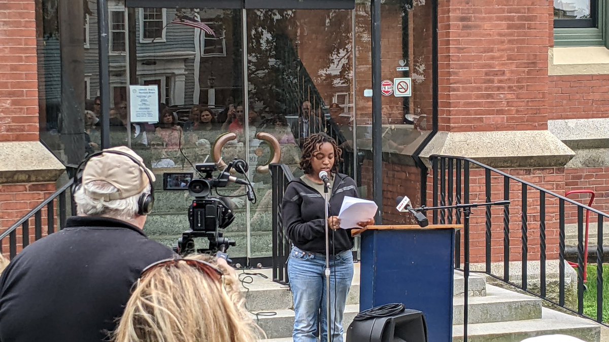 MHS - Juneteenth Ceremony today at Abbot Hall.  Outstanding program and great job by our students.  Thank you to Ms. Sliney as well as Celia and Helene for their efforts.
